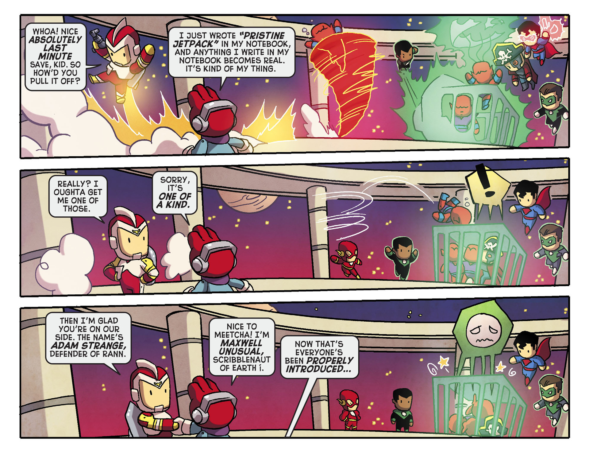 Read online Scribblenauts Unmasked: A Crisis of Imagination comic -  Issue #6 - 5
