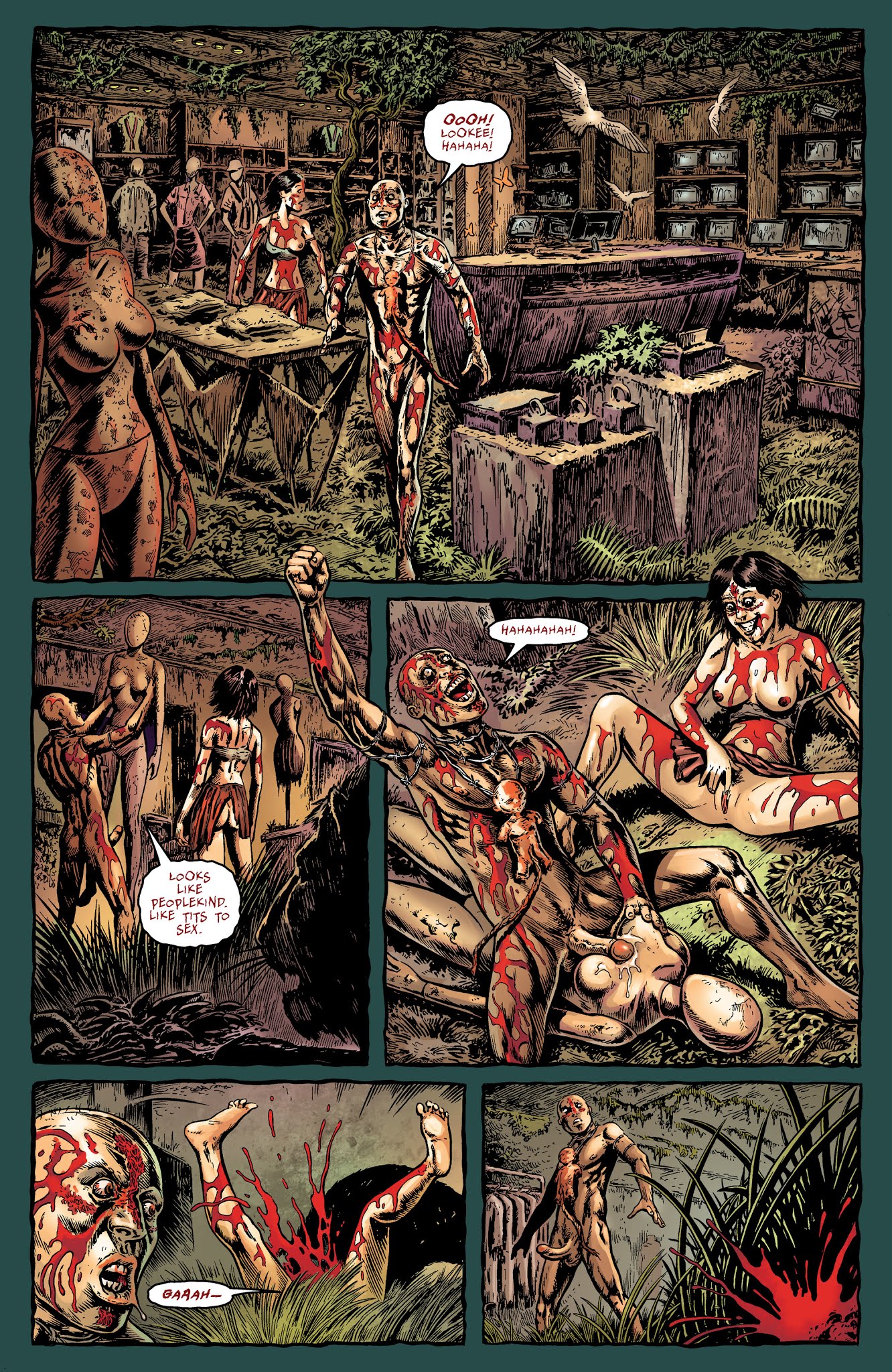 Read online Crossed Plus One Hundred: Mimic comic -  Issue #2 - 33