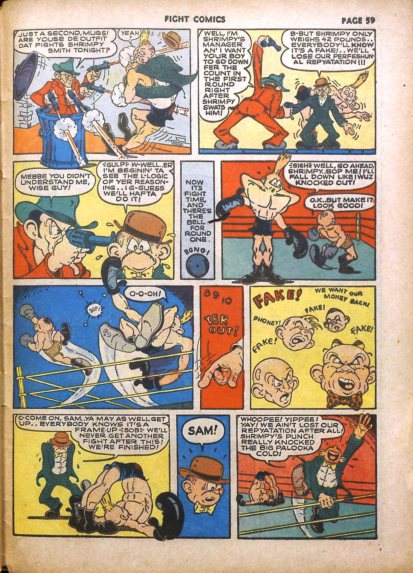 Read online Fight Comics comic -  Issue #14 - 61