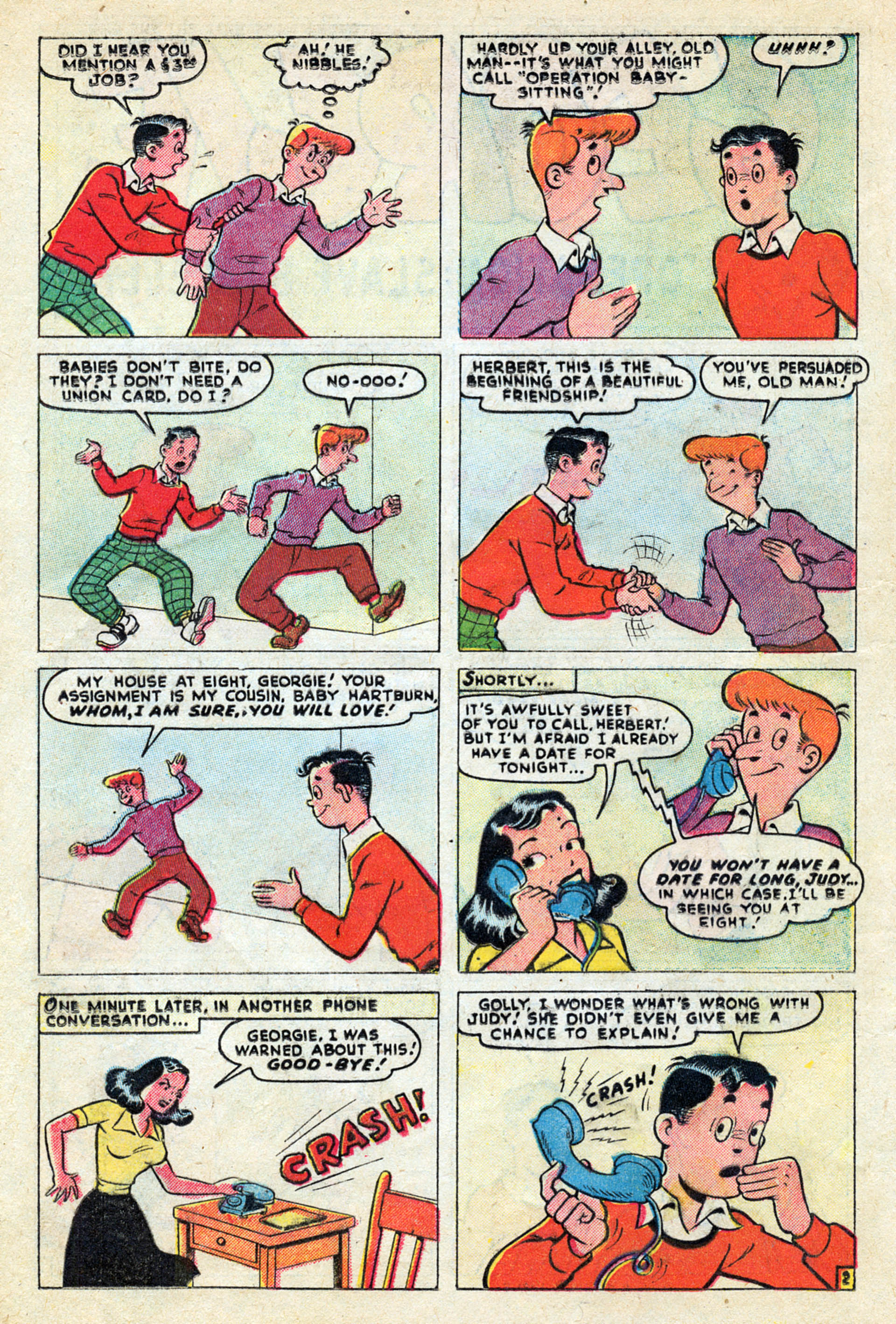 Read online Georgie Comics (1949) comic -  Issue #28 - 12