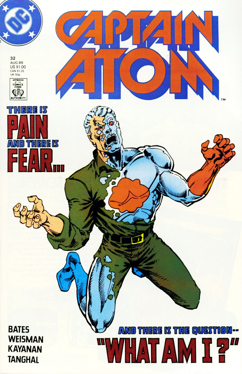 Read online Captain Atom (1987) comic -  Issue #32 - 1