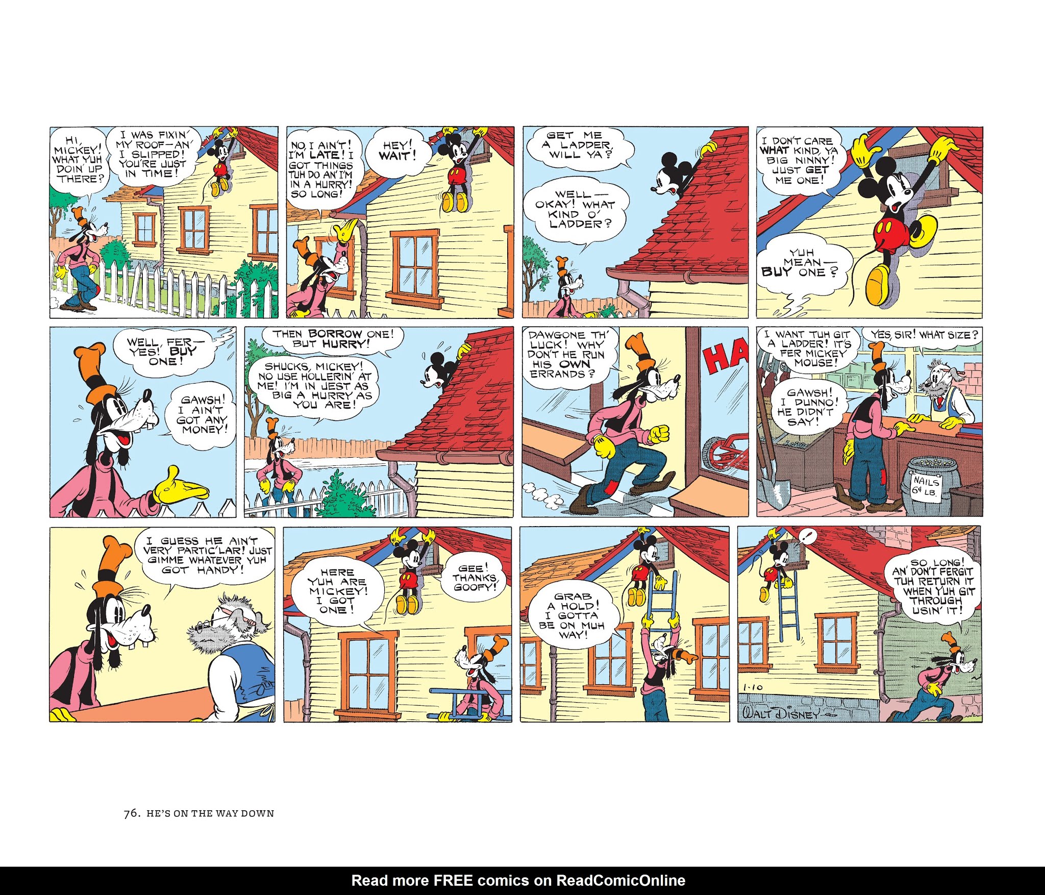 Read online Walt Disney's Mickey Mouse Color Sundays comic -  Issue # TPB 2 (Part 1) - 76