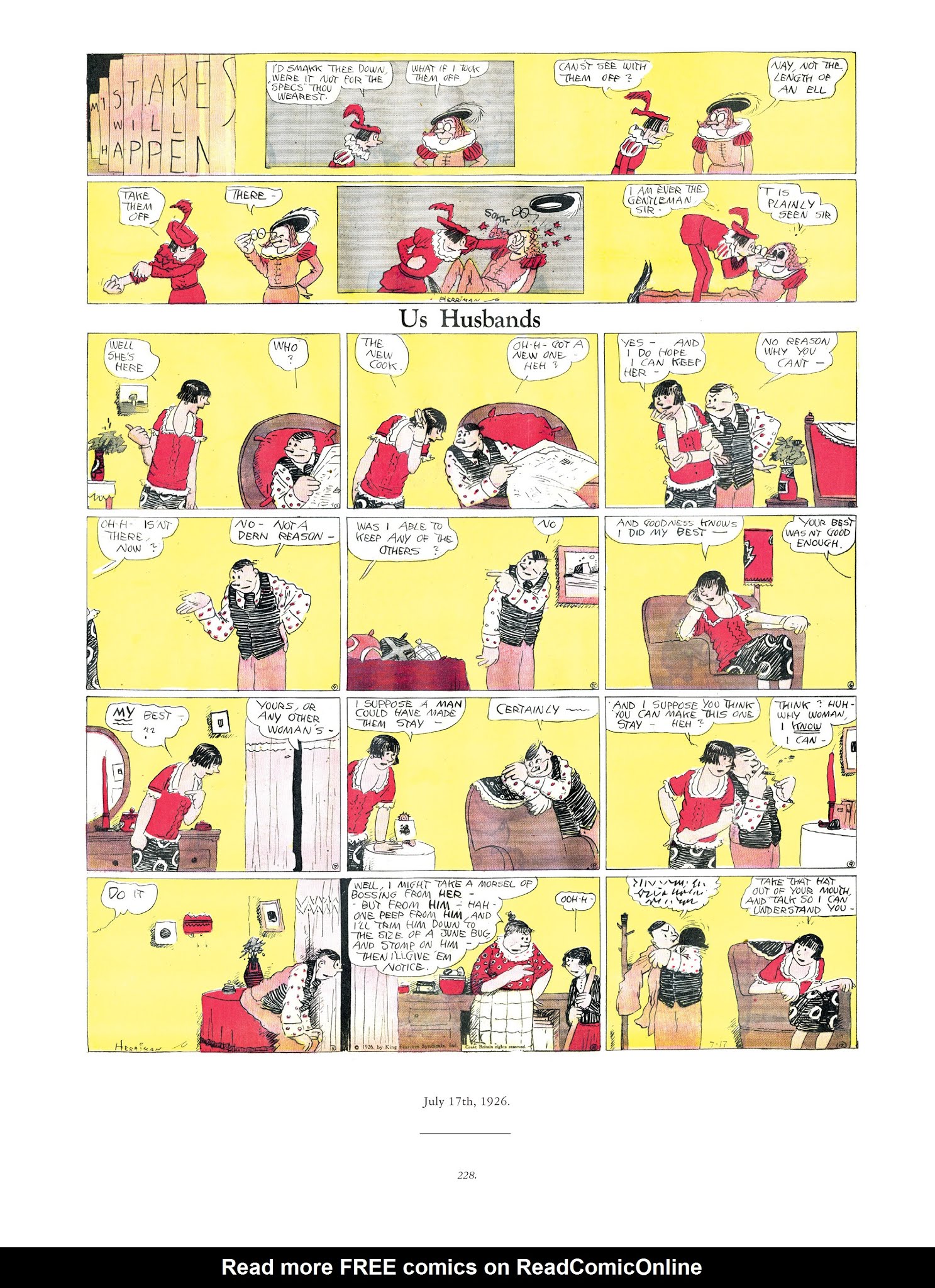 Read online Krazy & Ignatz comic -  Issue # TPB 3 - 228
