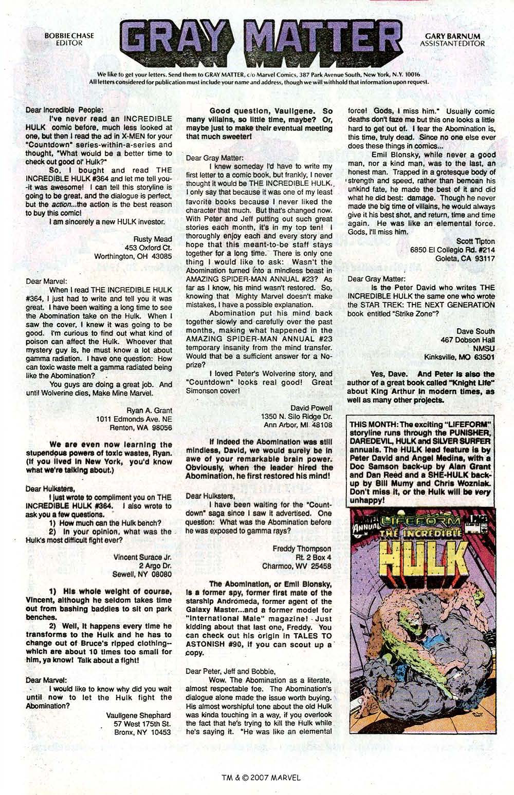 Read online The Incredible Hulk (1968) comic -  Issue #370 - 33