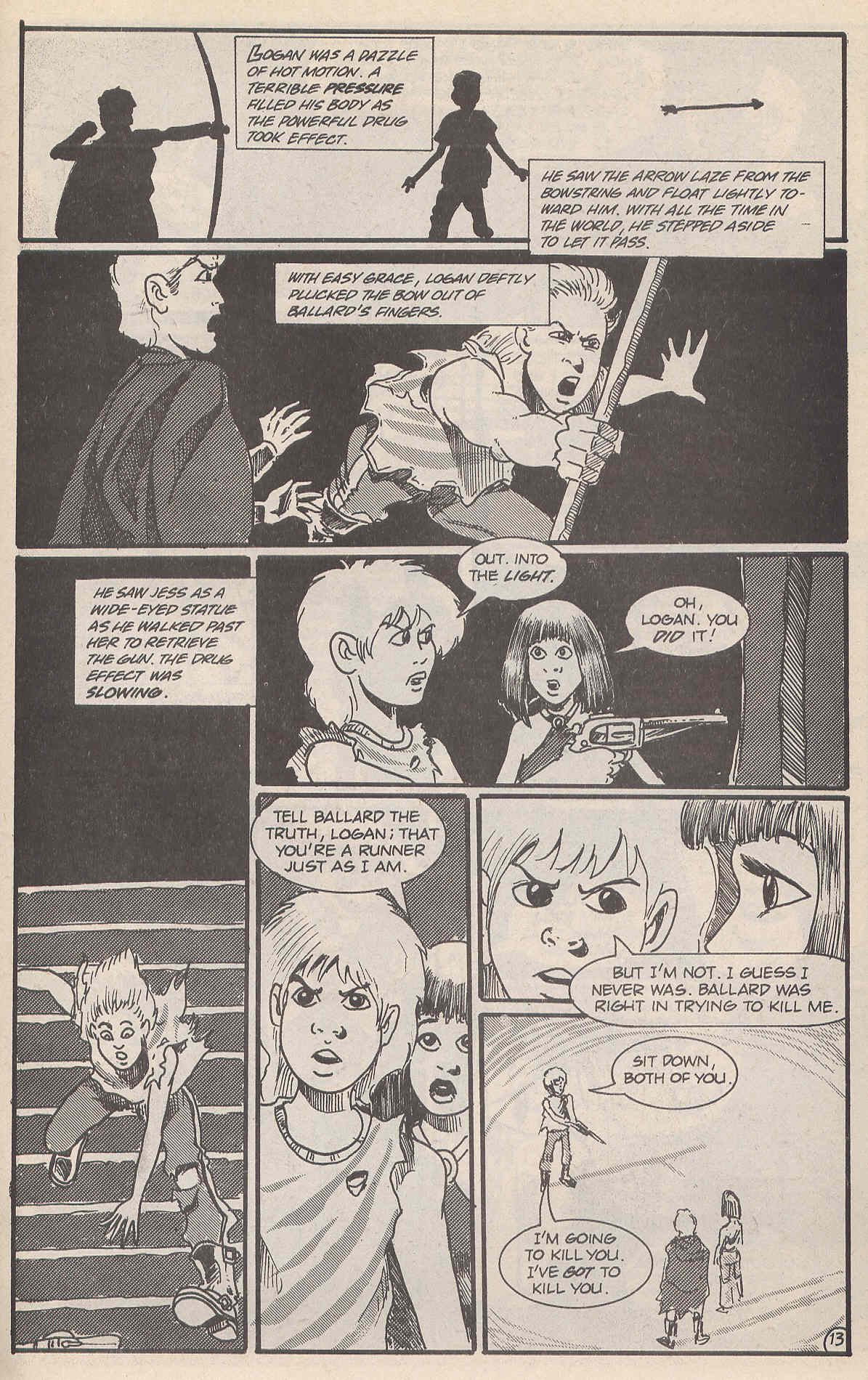 Read online Logan's Run (1990) comic -  Issue #6 - 15
