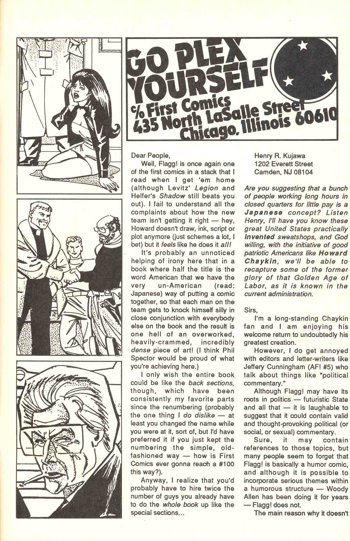 Read online Howard Chaykin's American Flagg comic -  Issue #9 - 33