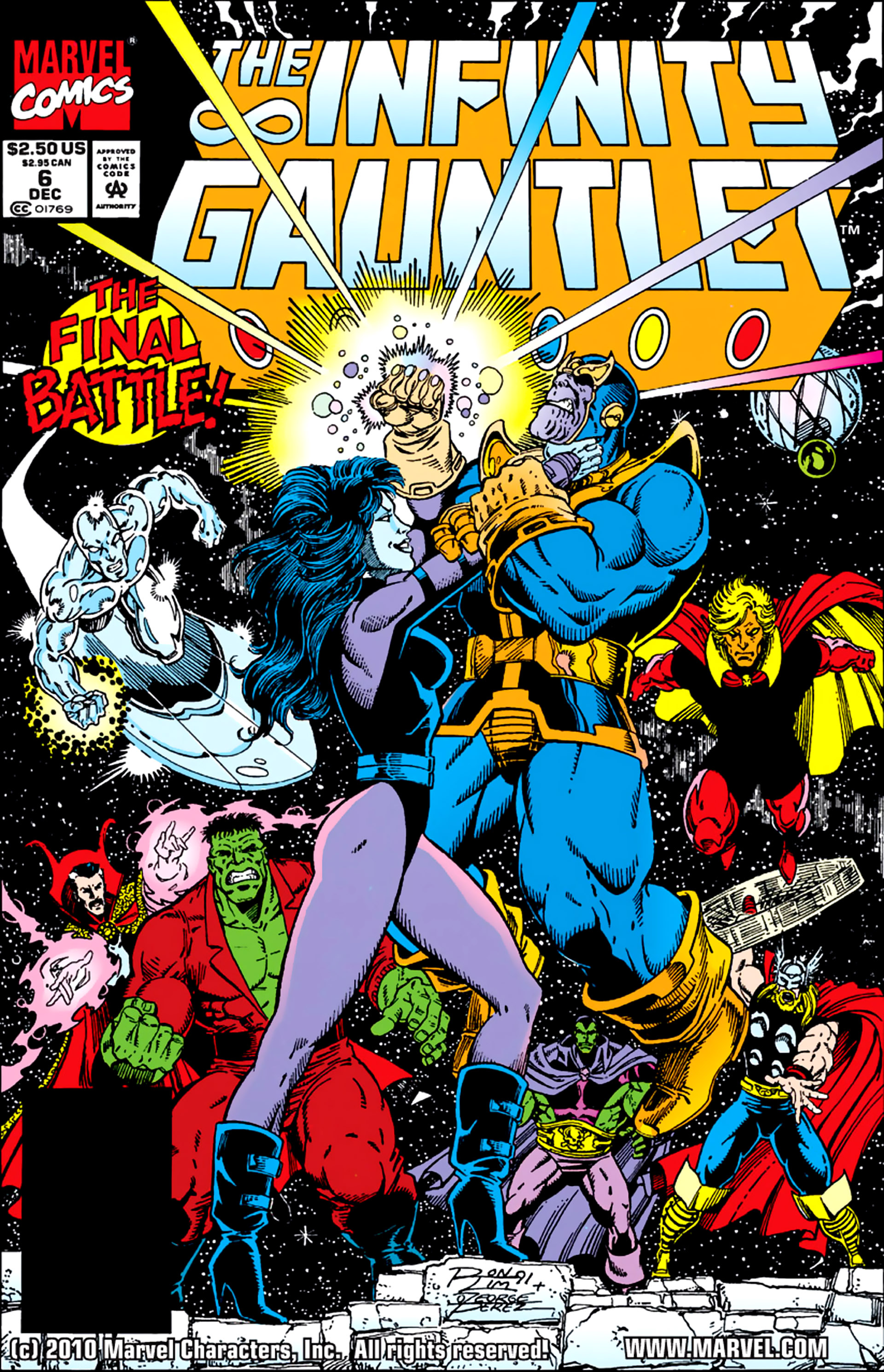 Read online Infinity Gauntlet (1991) comic -  Issue #6 - 1
