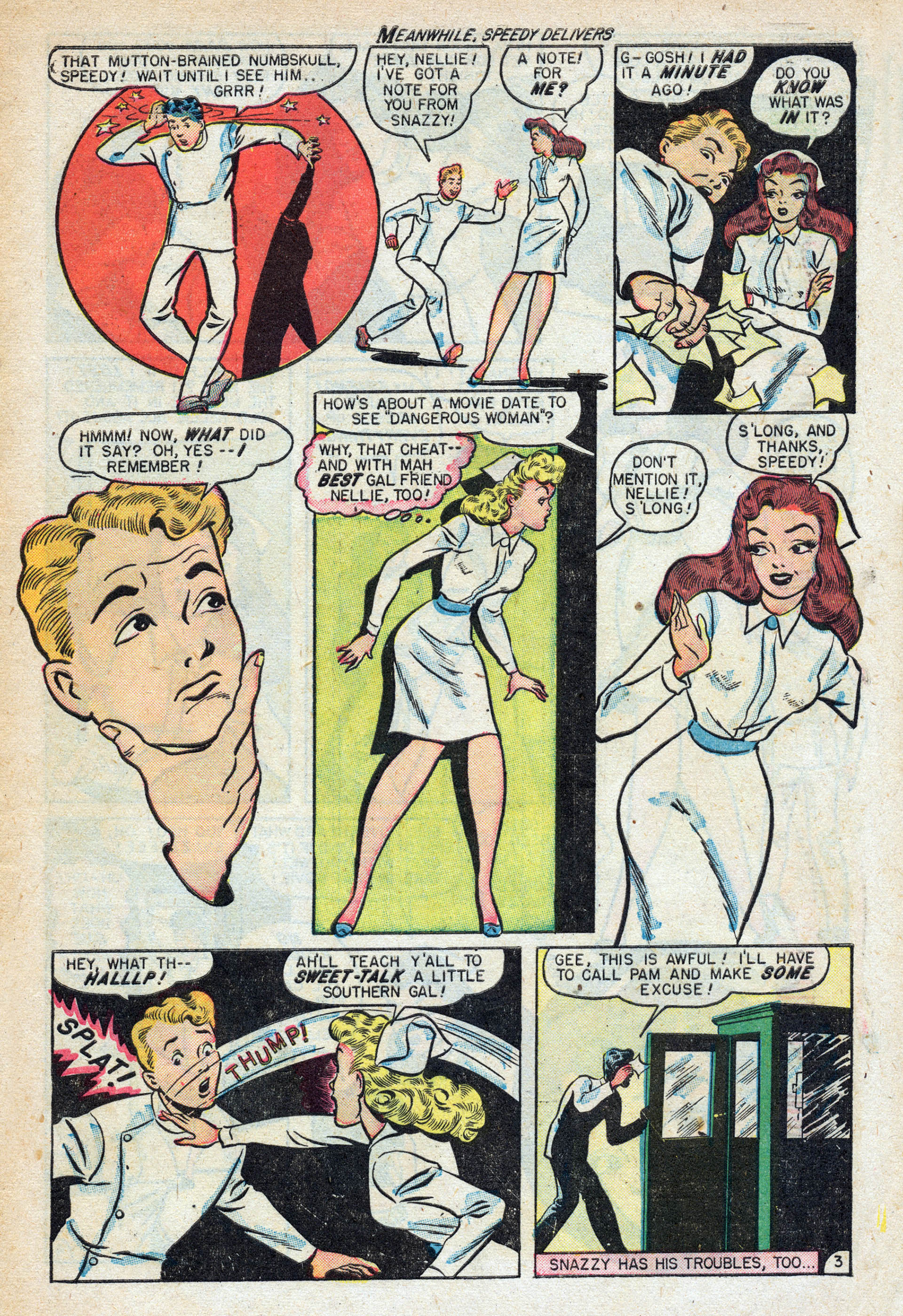 Read online Nellie The Nurse (1945) comic -  Issue #17 - 5