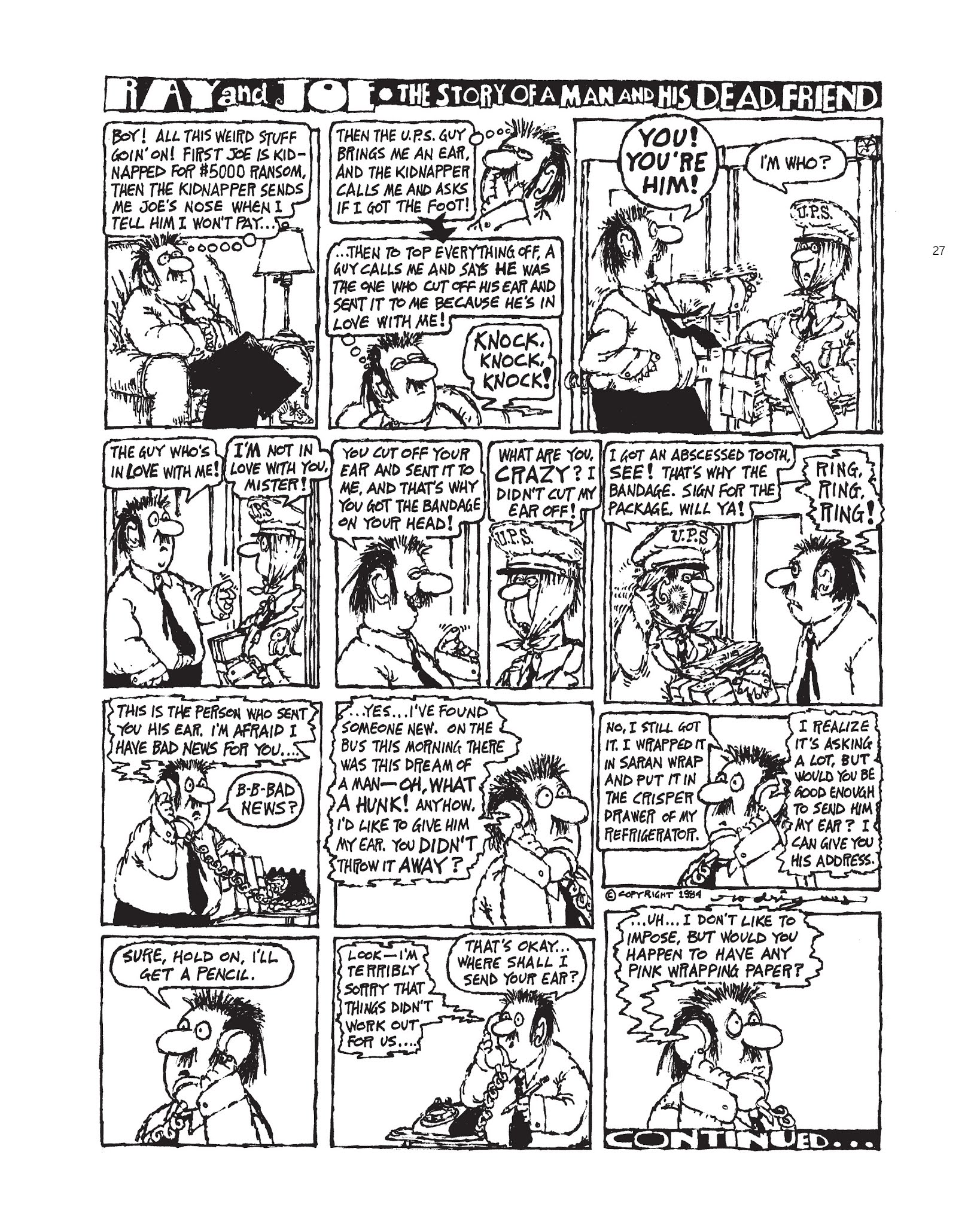 Read online Ray and Joe: The Story of a Man and His Dead Friend comic -  Issue # TPB (Part 1) - 28