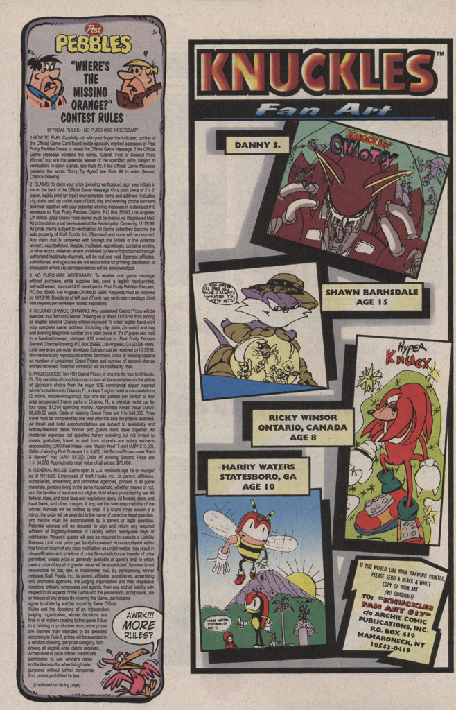 Read online Knuckles the Echidna comic -  Issue #17 - 24