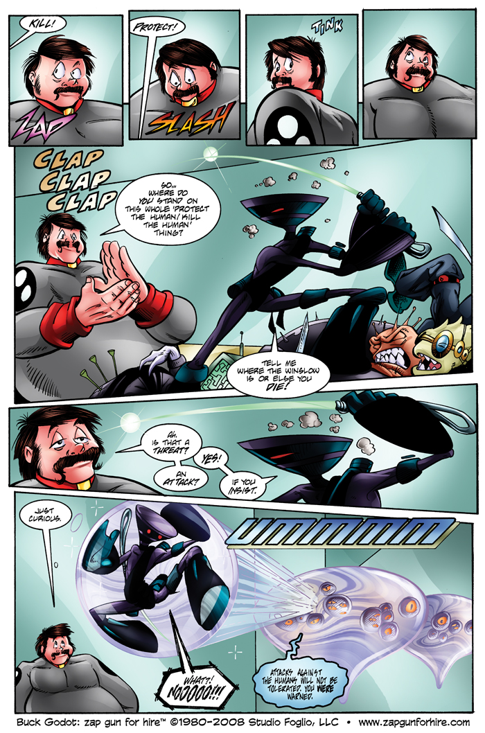 Read online Buck Godot - Zap Gun For Hire comic -  Issue #4 - 12