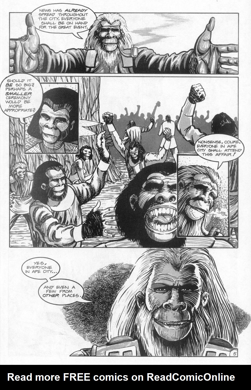 Read online Planet of the Apes (1990) comic -  Issue #12 - 7