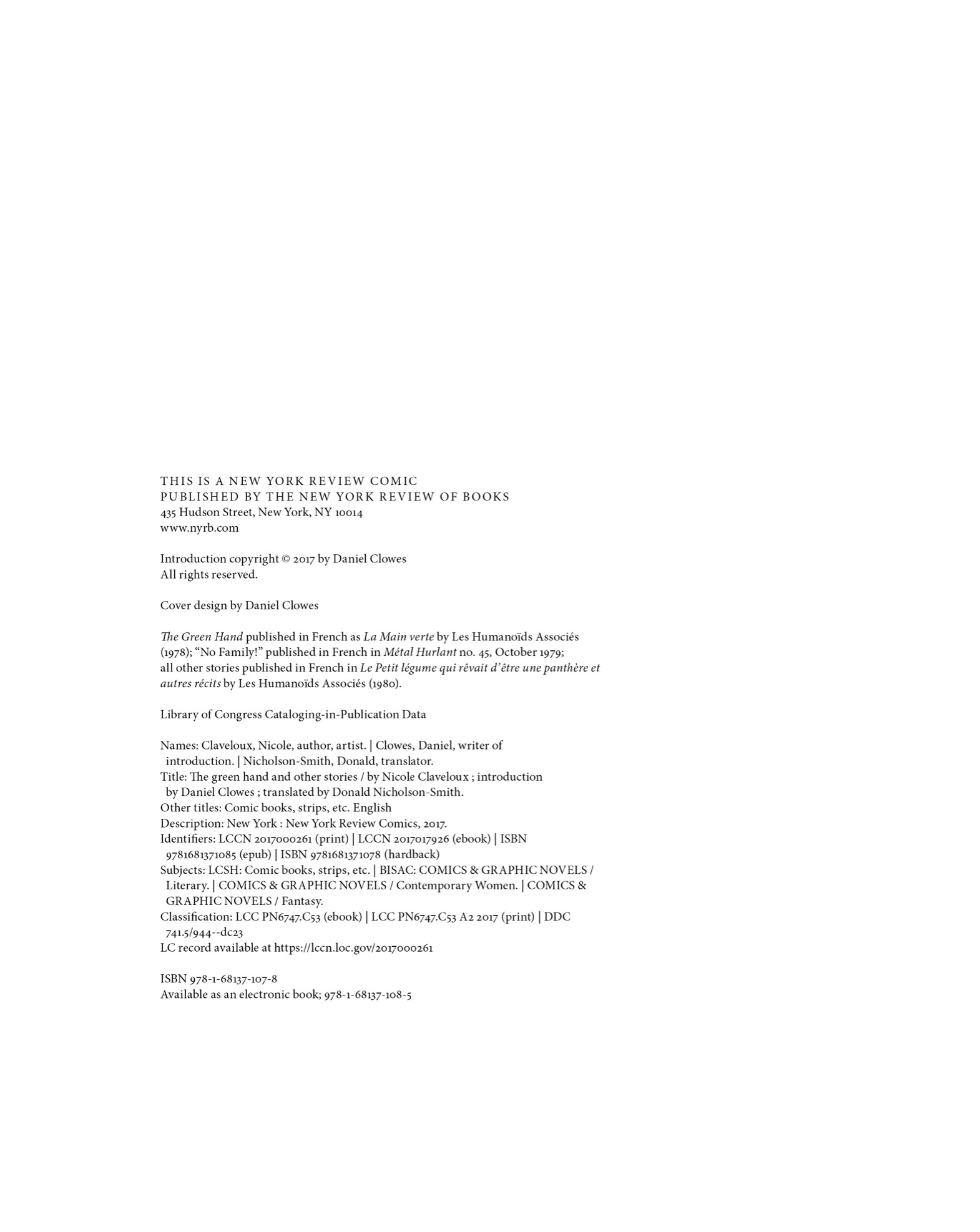 Read online The Green Hand and Other Stories comic -  Issue # TPB - 3