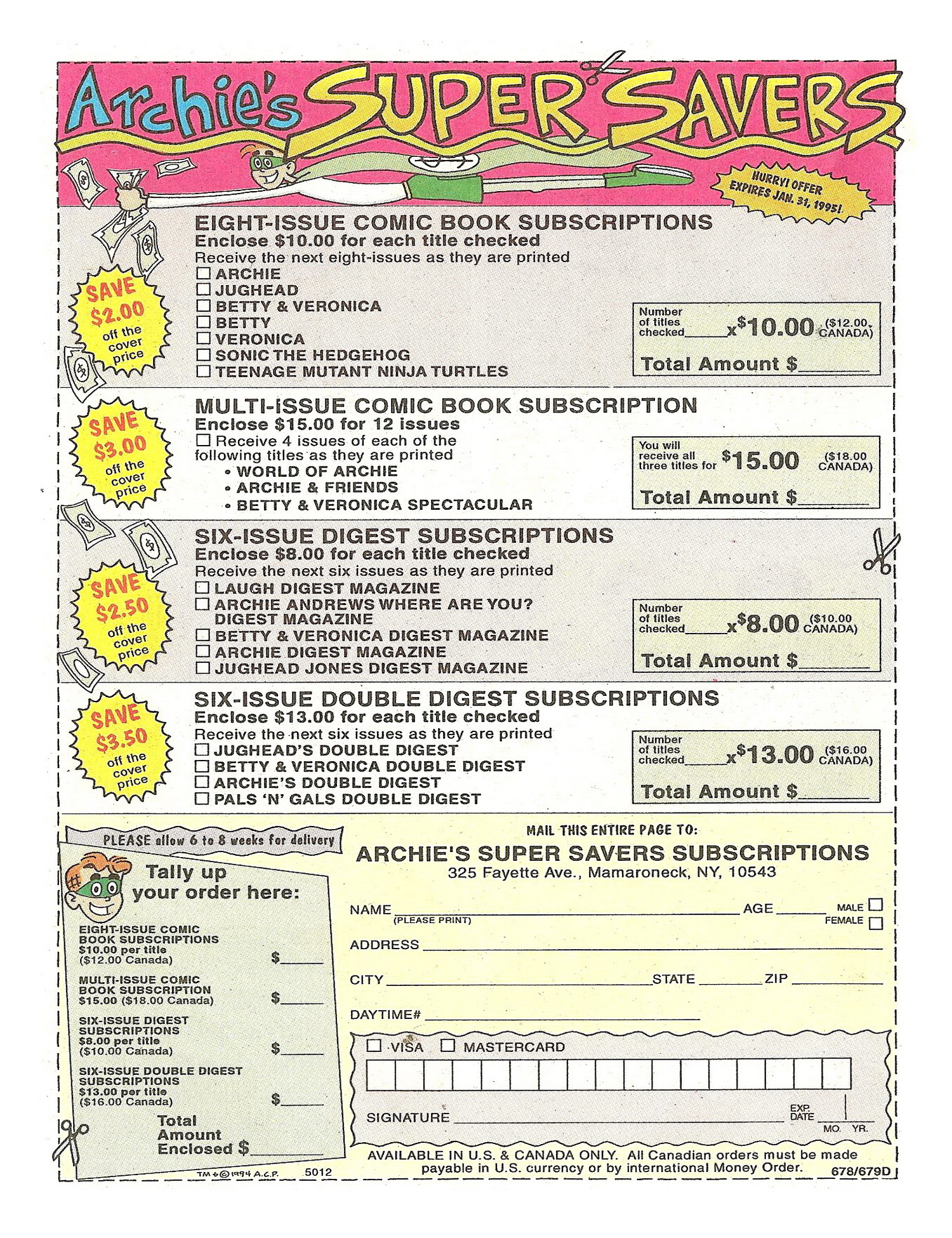 Read online Jughead Jones Comics Digest comic -  Issue #93 - 98