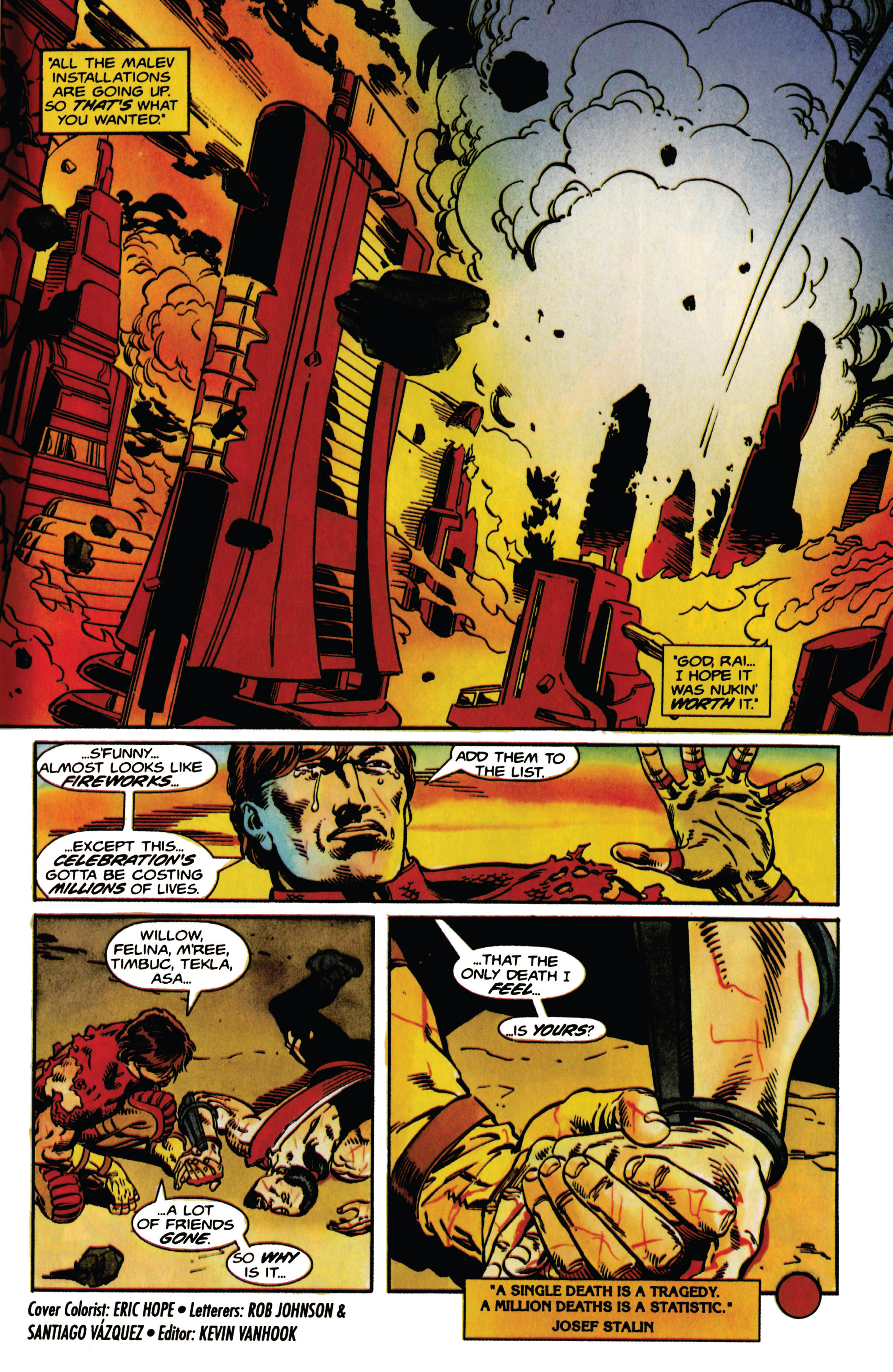 Read online Rai (1992) comic -  Issue #22 - 21