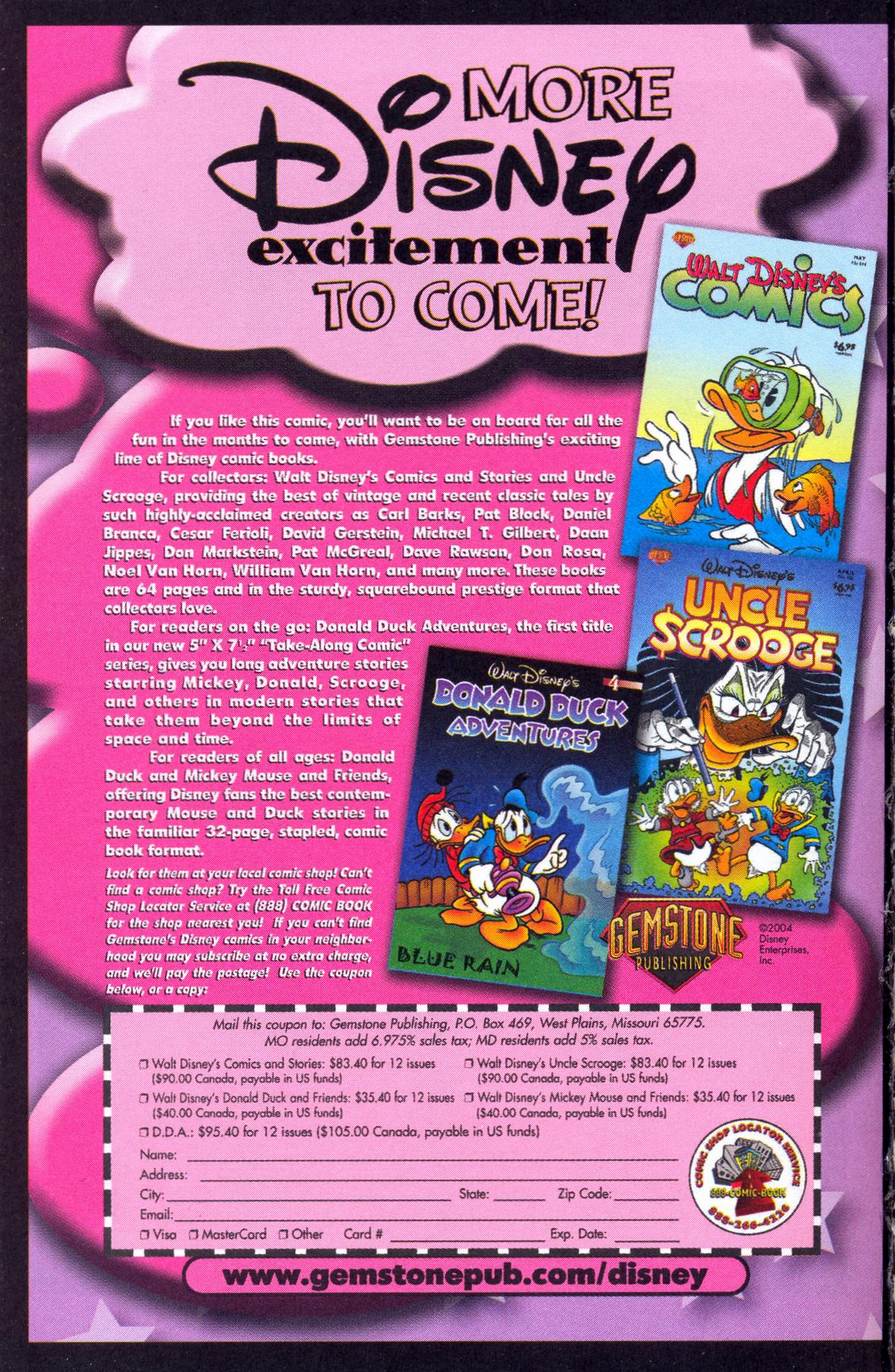 Walt Disney's Donald Duck Adventures (2003) Issue #6 #6 - English 128