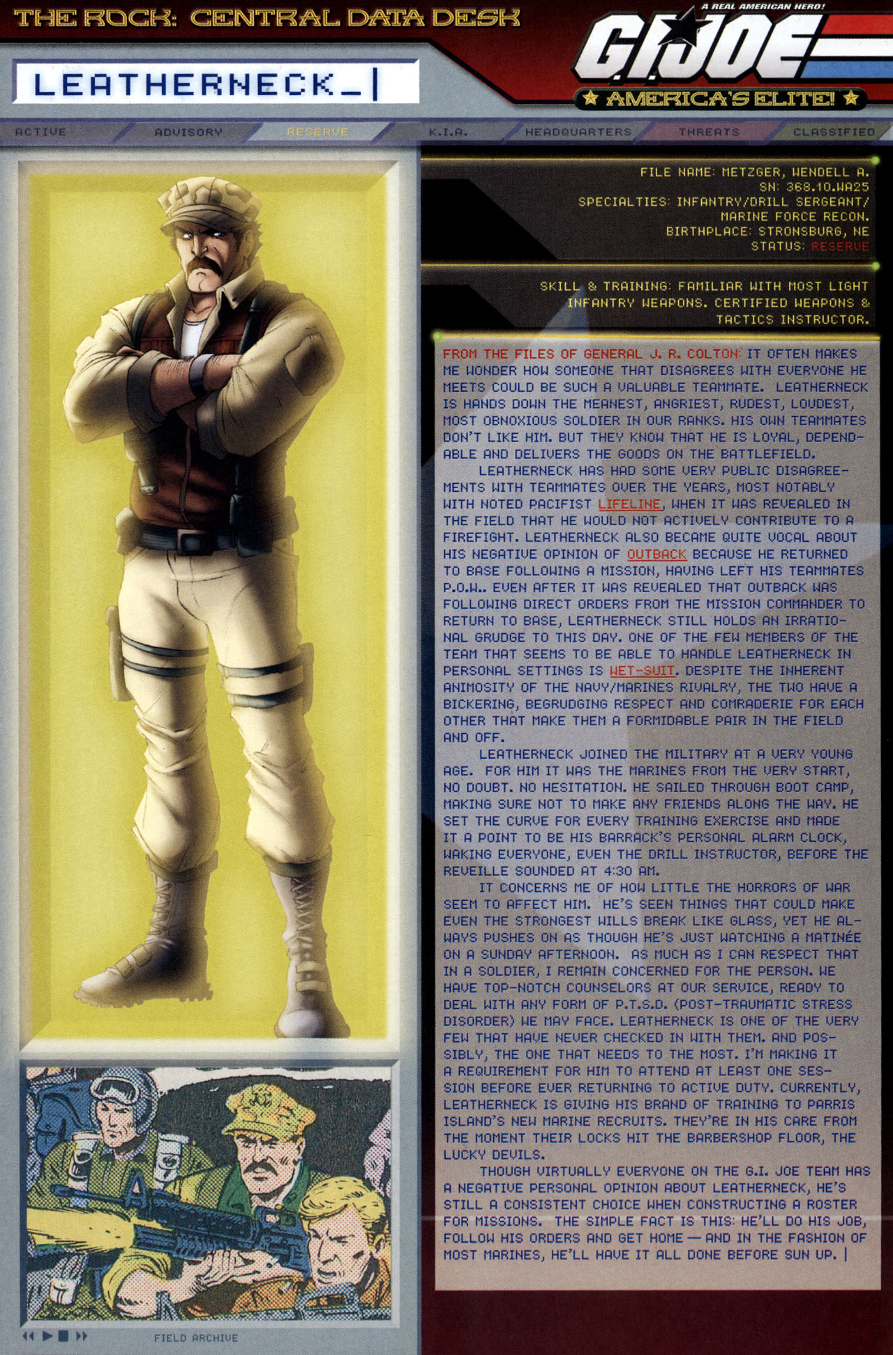 Read online G.I. Joe: Data Desk Handbook comic -  Issue #2 - 34