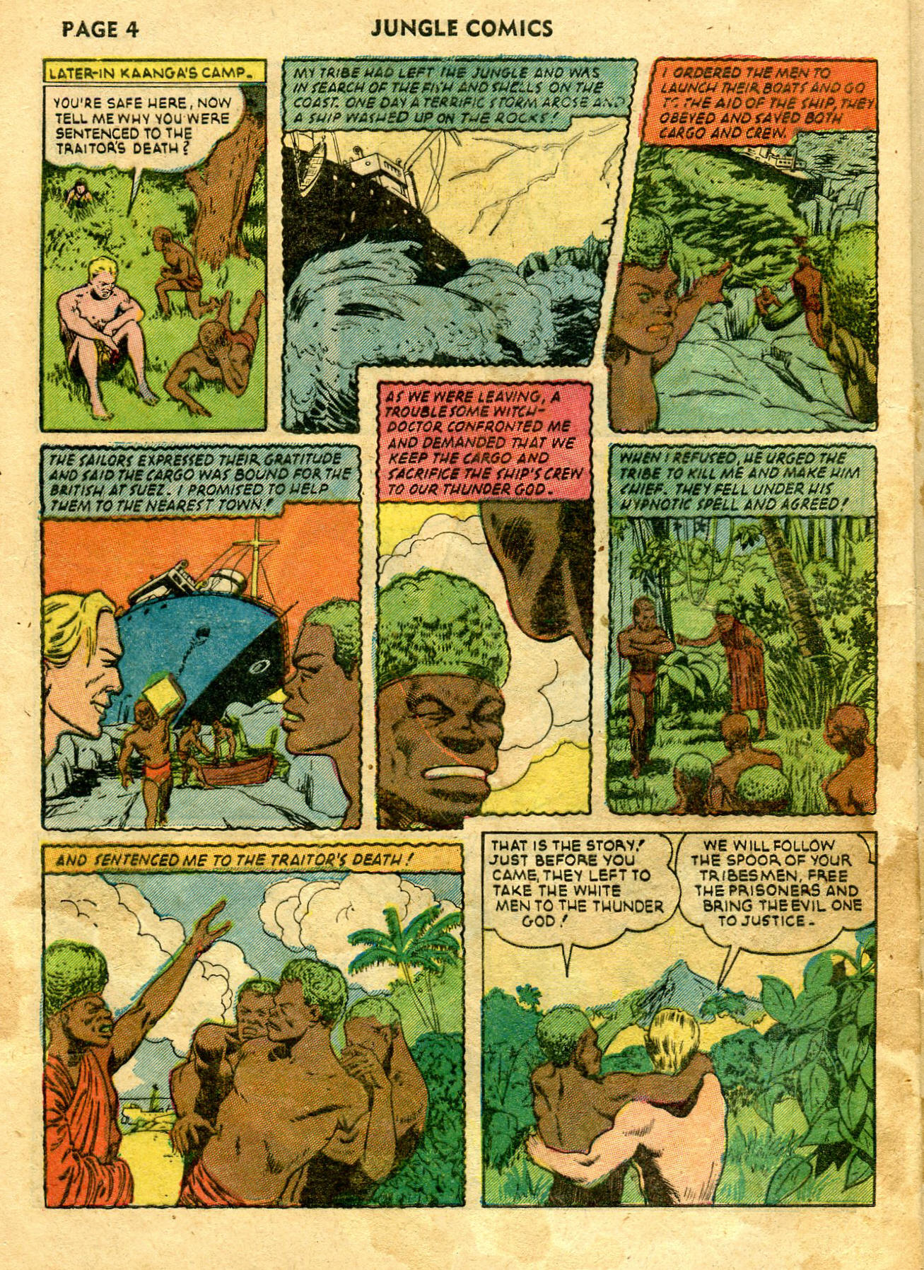 Read online Jungle Comics comic -  Issue #28 - 7