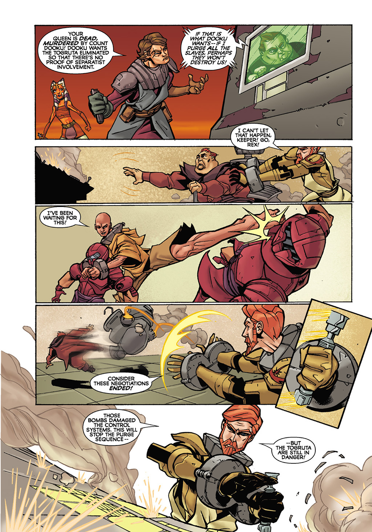 Read online Star Wars: The Clone Wars comic -  Issue #6 - 13