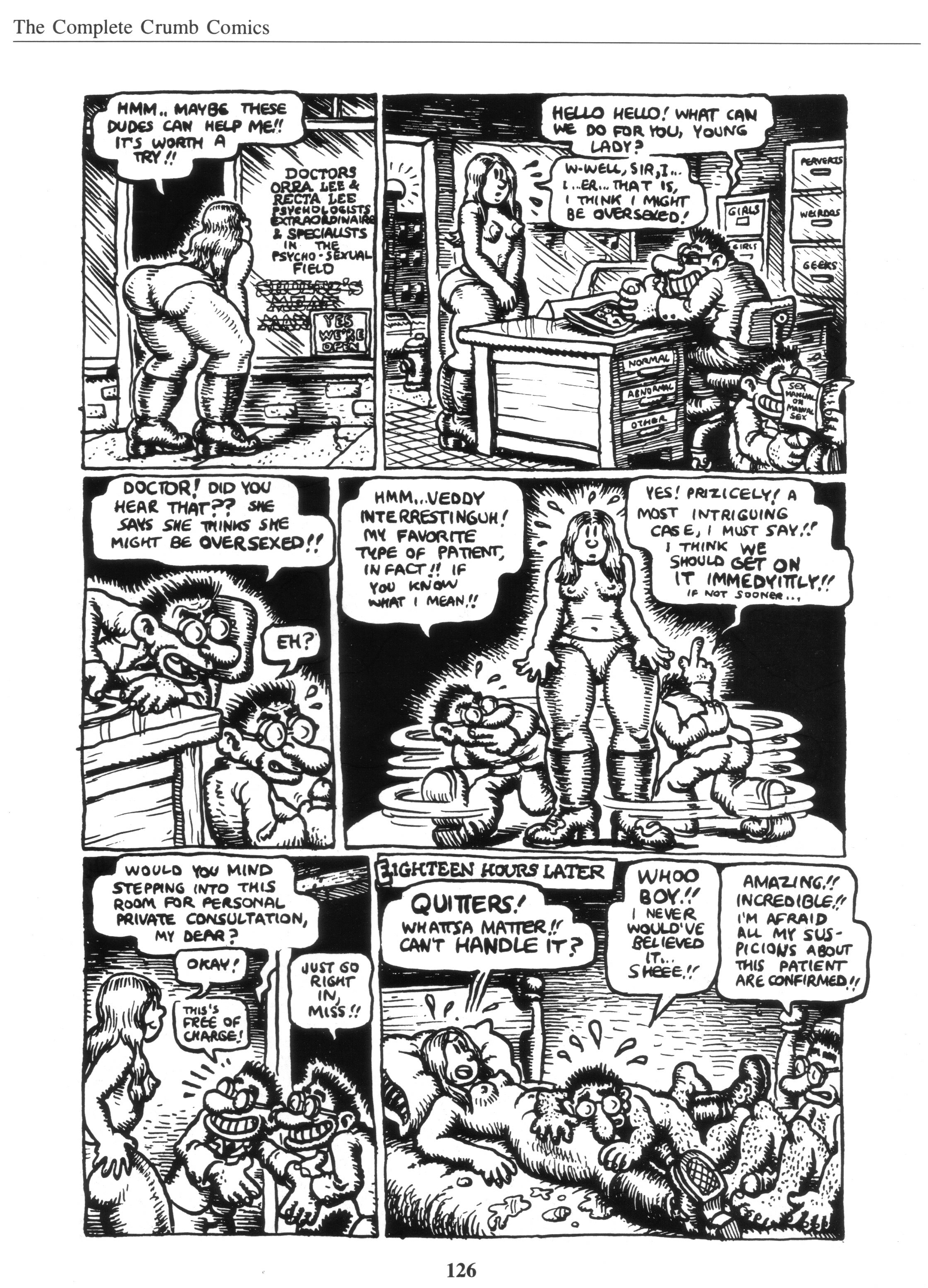 Read online The Complete Crumb Comics comic -  Issue # TPB 7 - 134