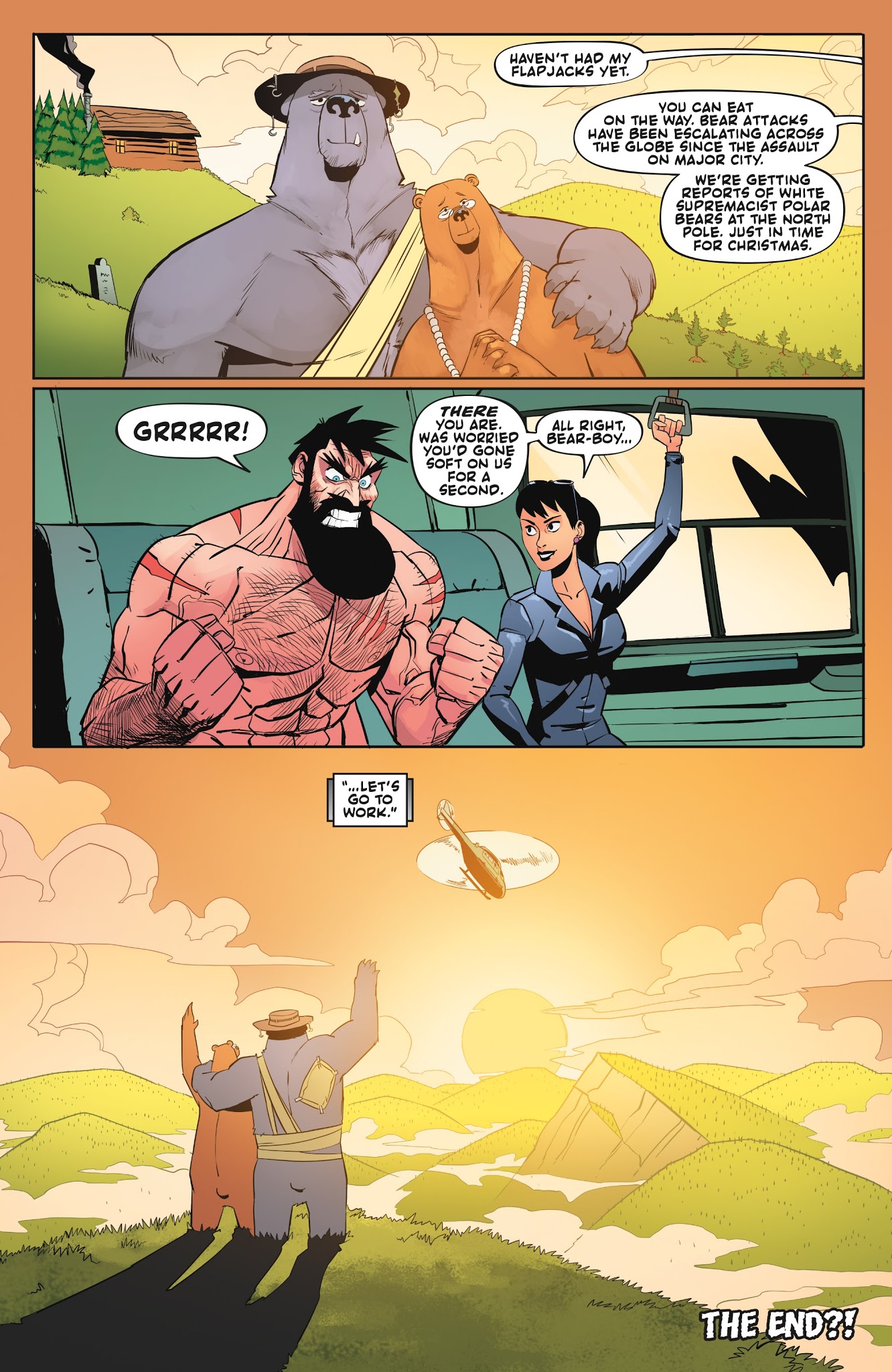 Read online Shirtless Bear-Fighter! comic -  Issue #5 - 29