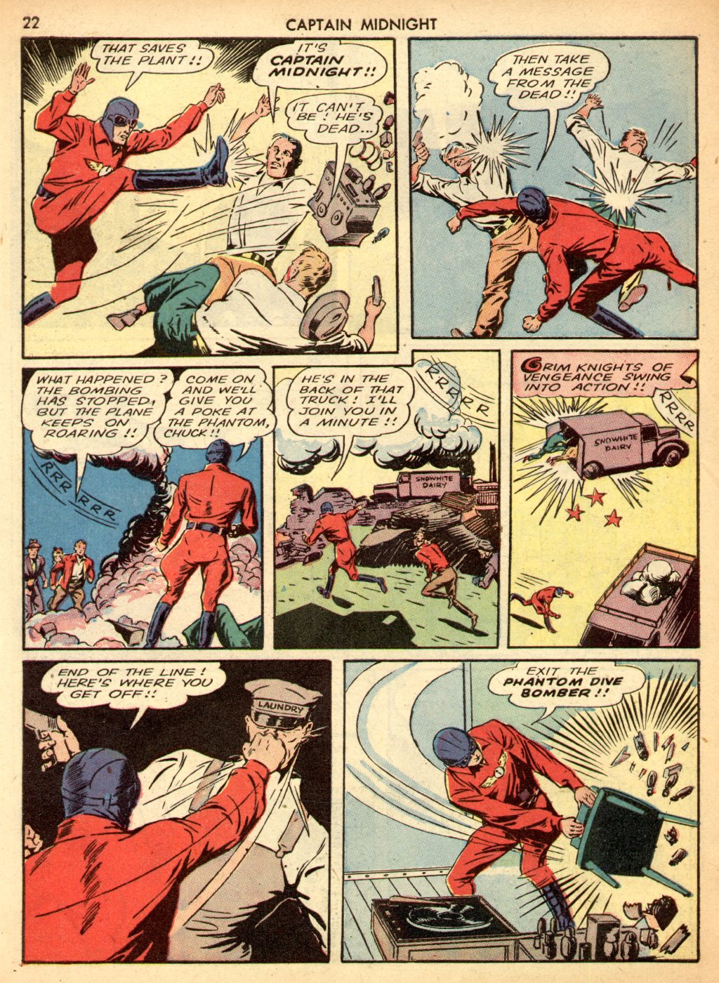 Read online Captain Midnight (1942) comic -  Issue #3 - 22