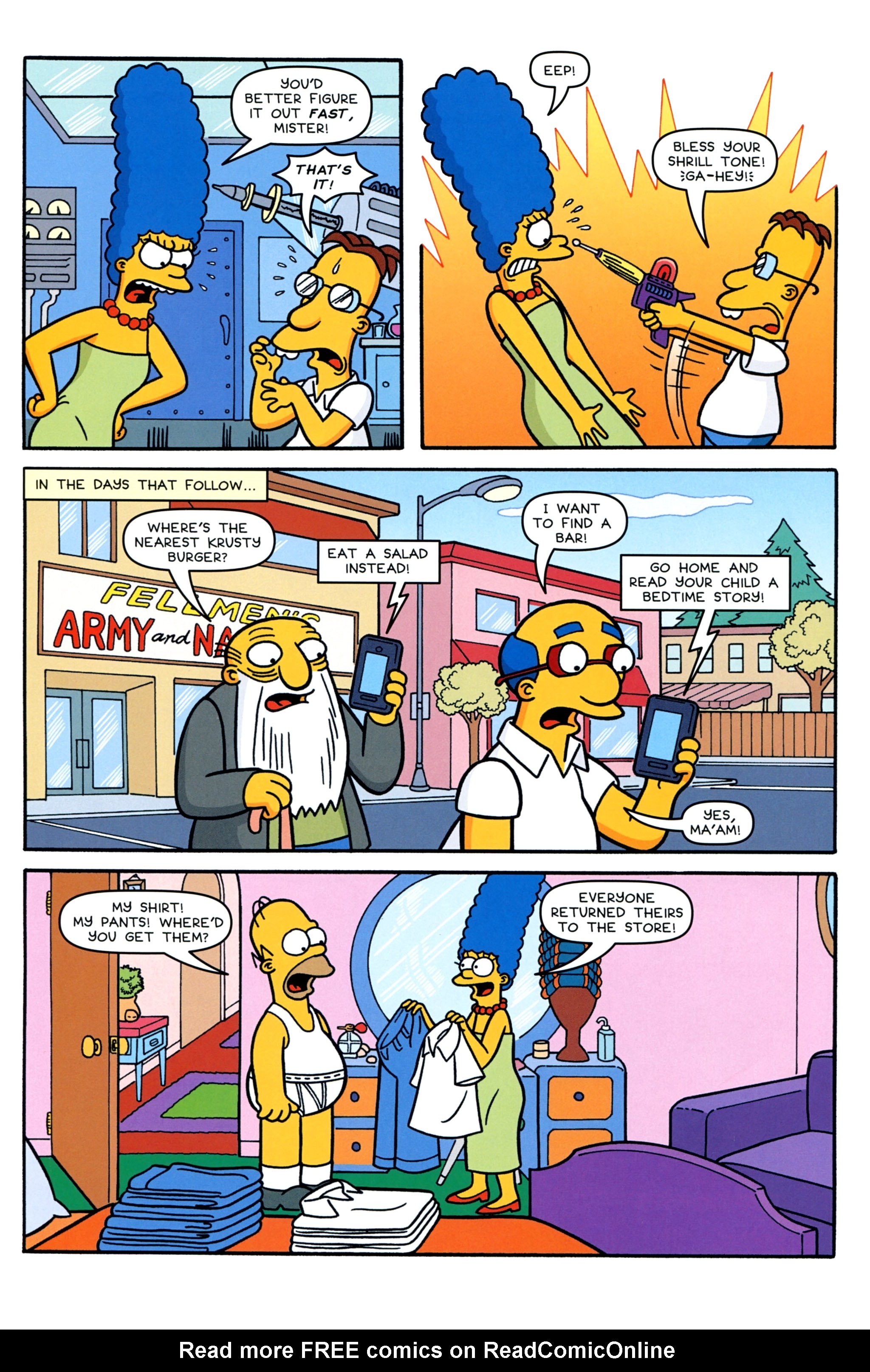Read online Simpsons Comics comic -  Issue #215 - 22