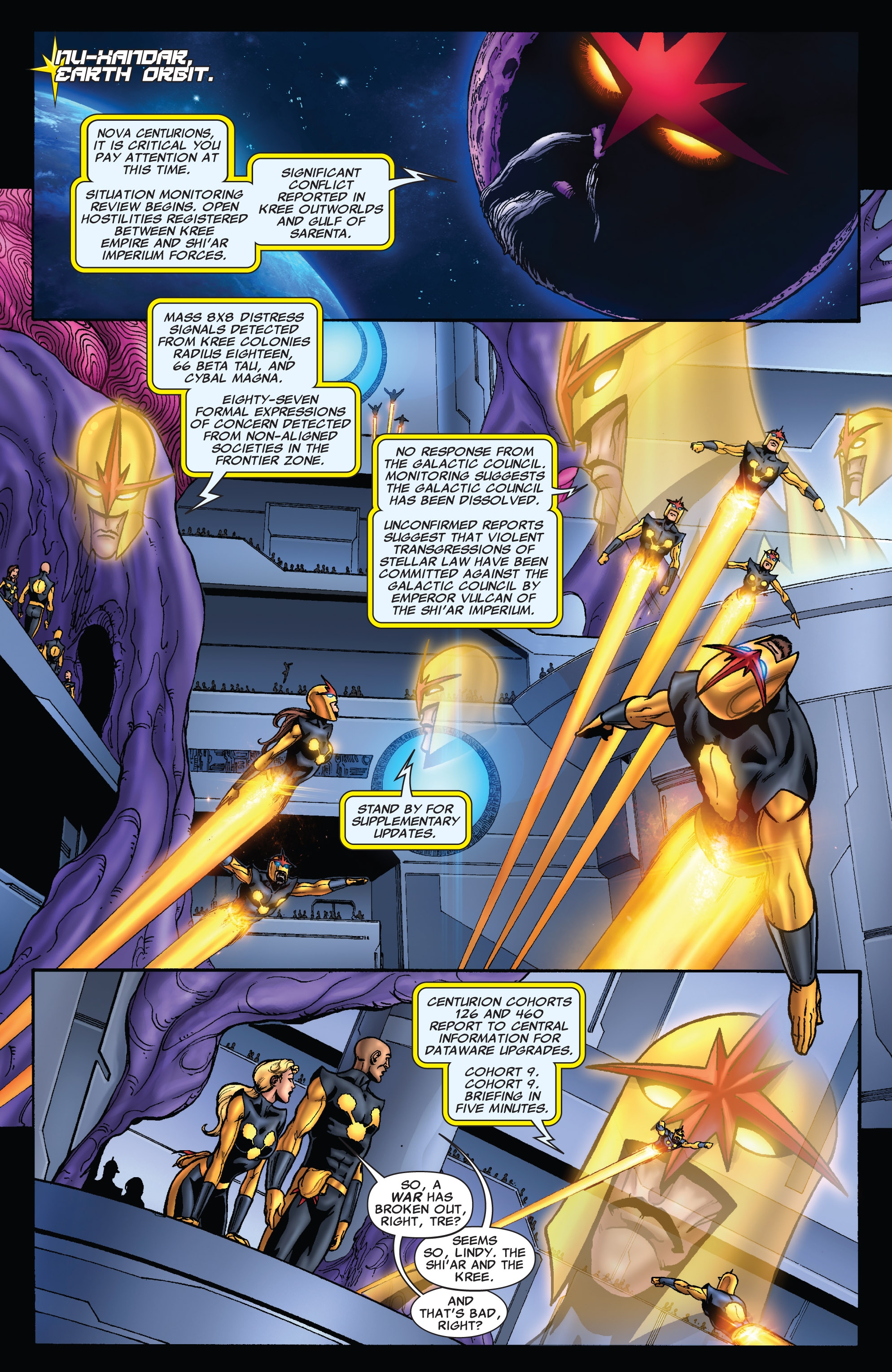 Read online Nova (2007) comic -  Issue #23 - 7