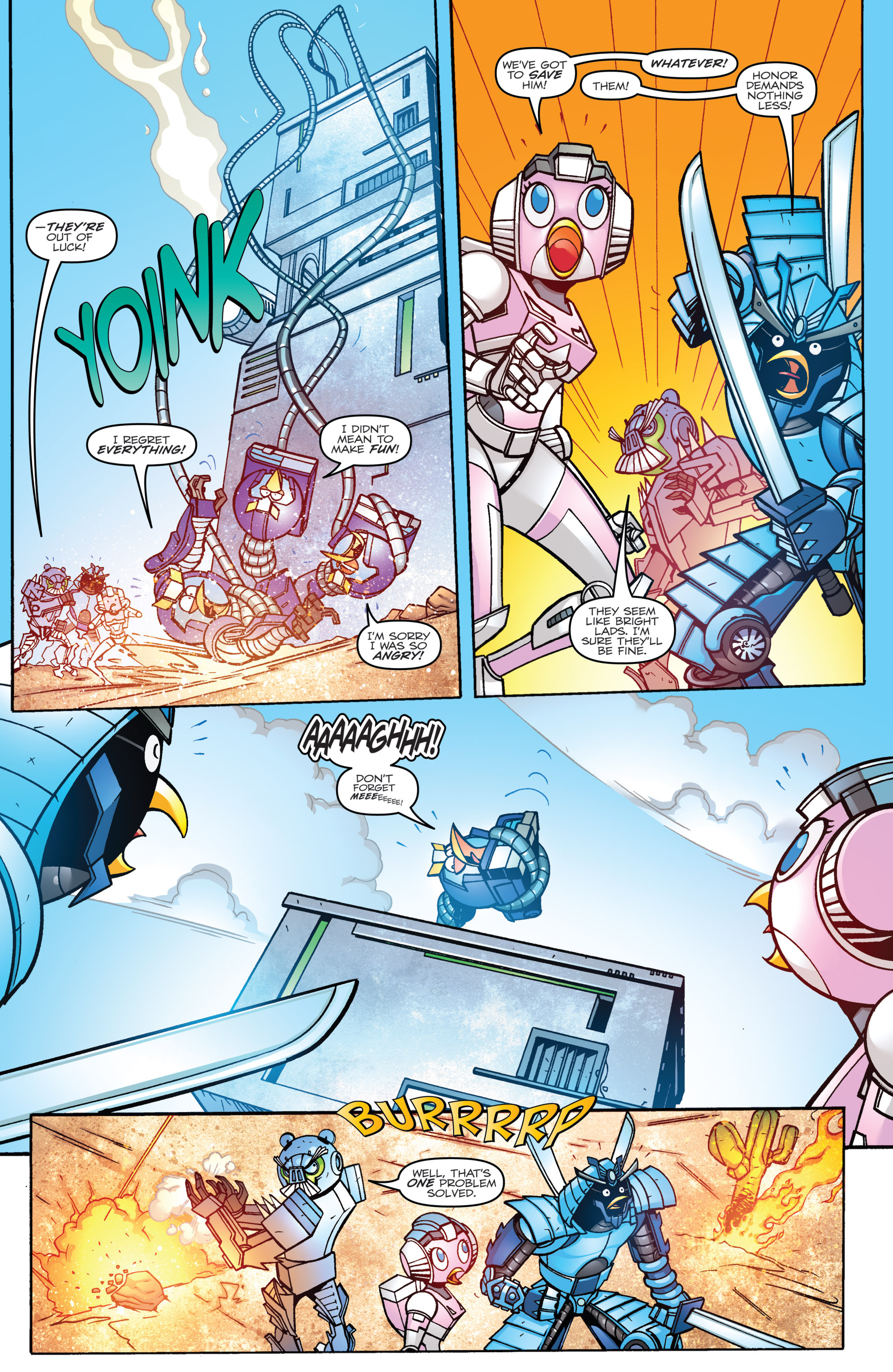 Read online Angry Birds Transformers comic -  Issue #3 - 9