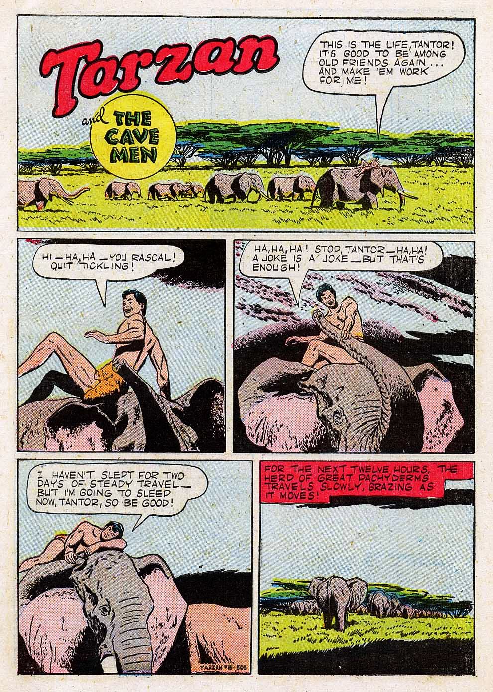 Read online Tarzan (1948) comic -  Issue #15 - 3