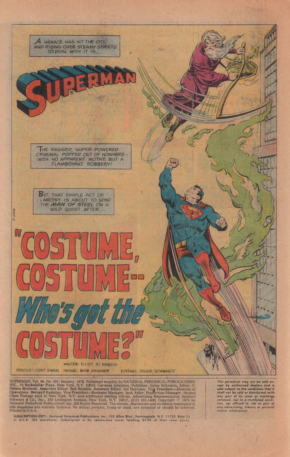 Read online Superman (1939) comic -  Issue #295 - 2