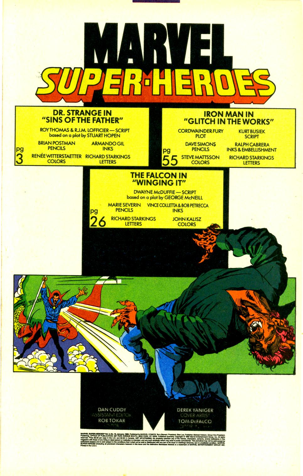 Read online Marvel Super-Heroes (1990) comic -  Issue #12 - 2