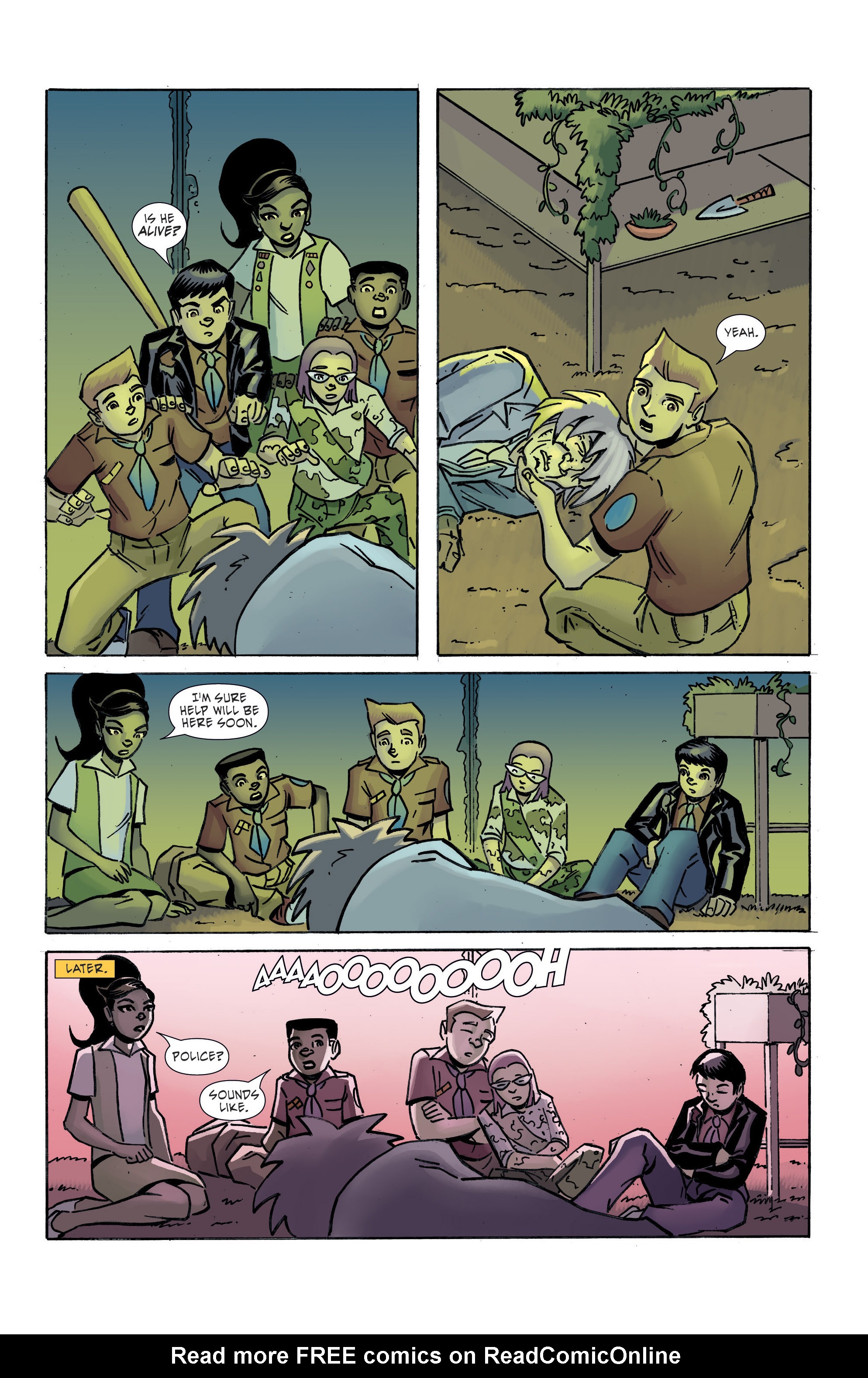 Read online Ghoul Scouts: Night of the Unliving Undead comic -  Issue #4 - 22