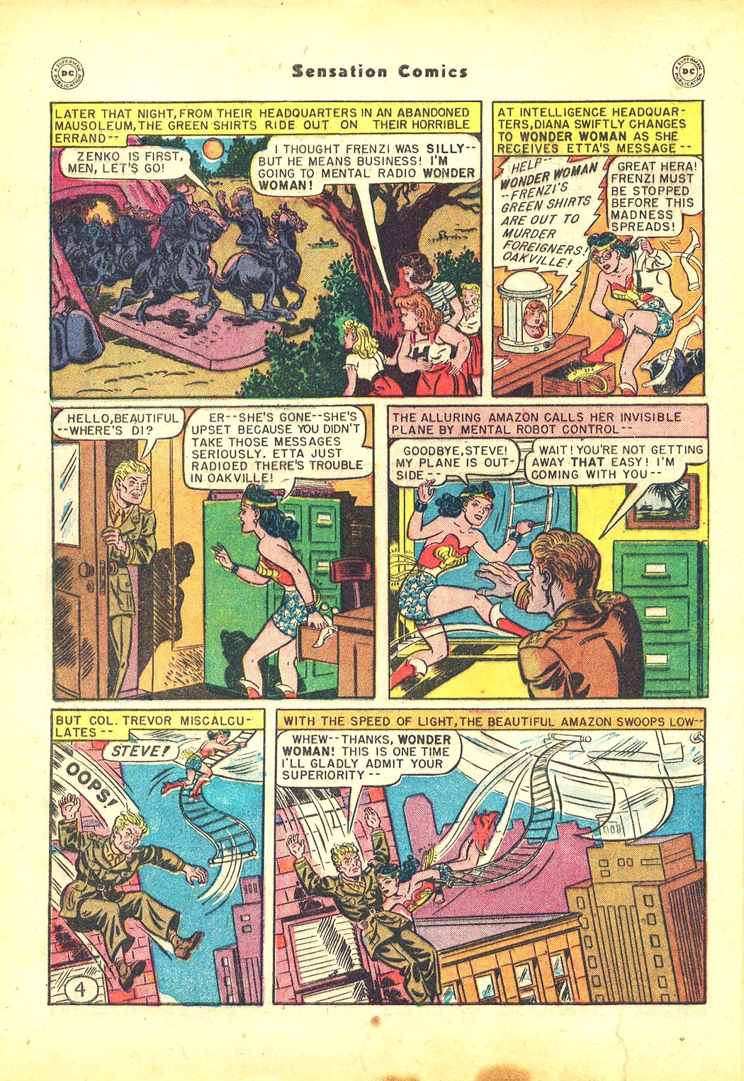 Read online Sensation (Mystery) Comics comic -  Issue #81 - 6