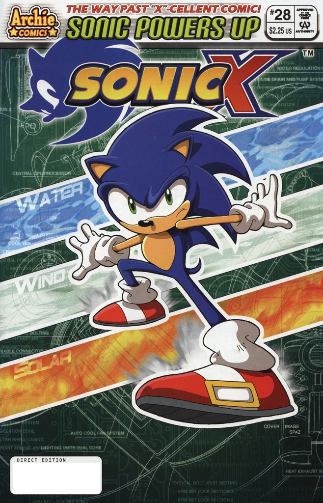 Read online Sonic X comic -  Issue #28 - 1