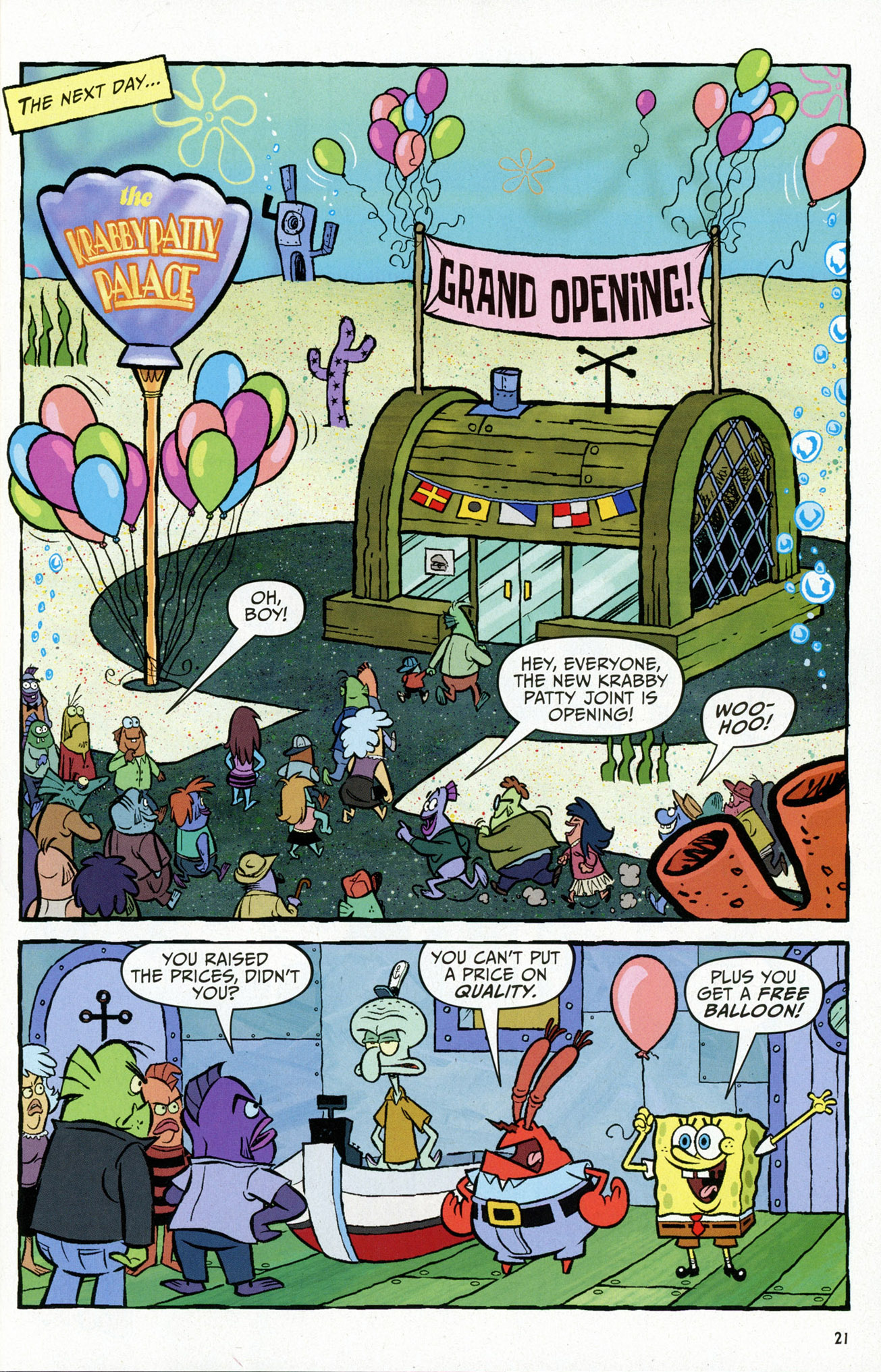 Read online SpongeBob Comics comic -  Issue #61 - 23