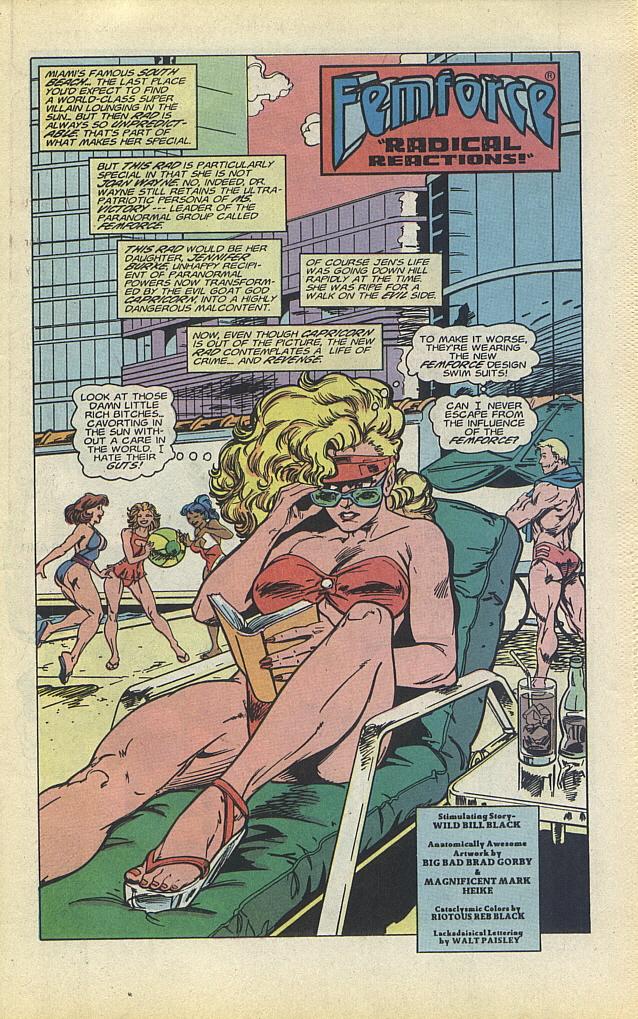 Read online Femforce comic -  Issue #79 - 3