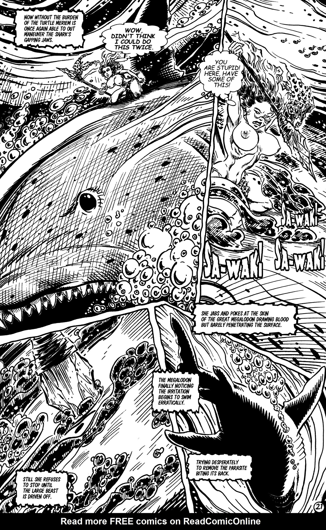 Read online Cavewoman: Sea Monsters comic -  Issue # Full - 23