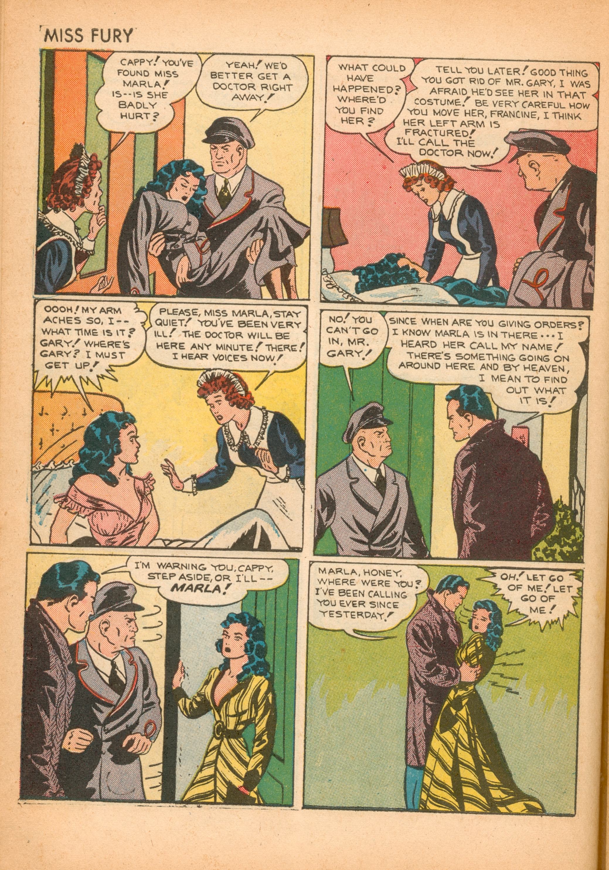 Read online Miss Fury (1942) comic -  Issue #2 - 8