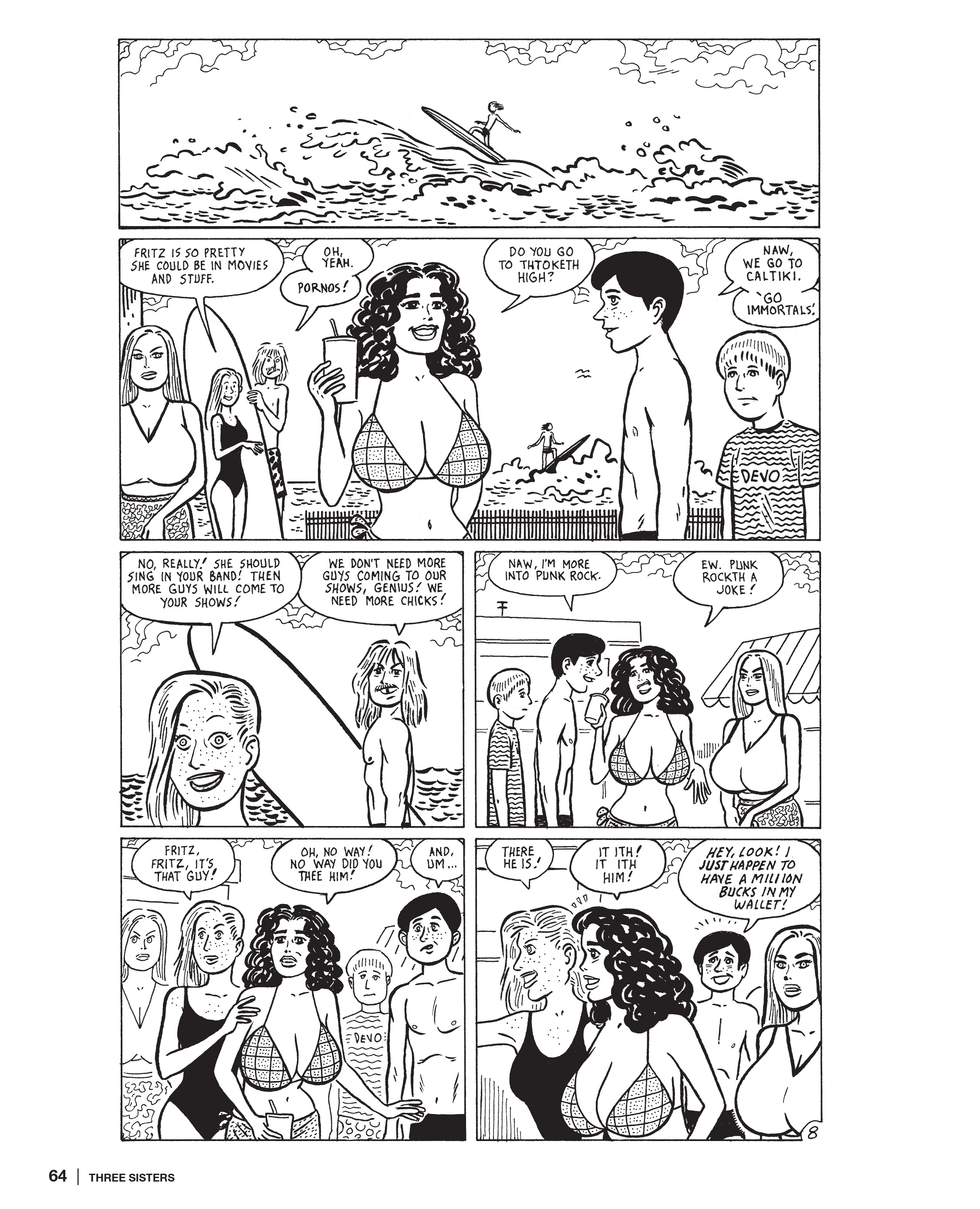 Read online Three Sisters: The Love and Rockets Library comic -  Issue # TPB (Part 1) - 64