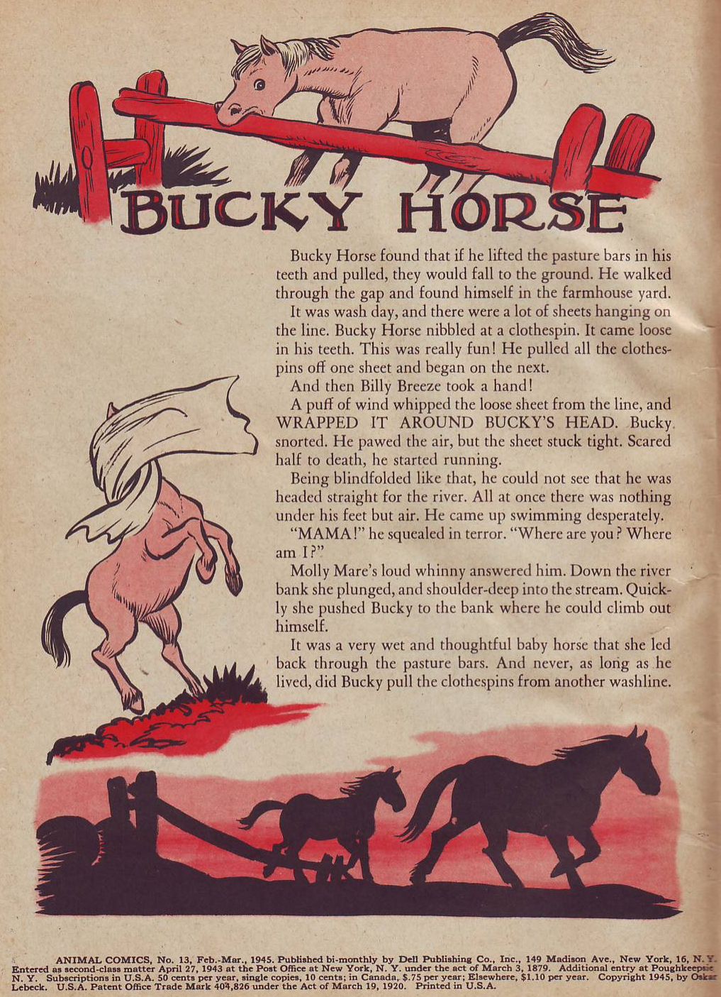 Read online Animal Comics comic -  Issue #13 - 2