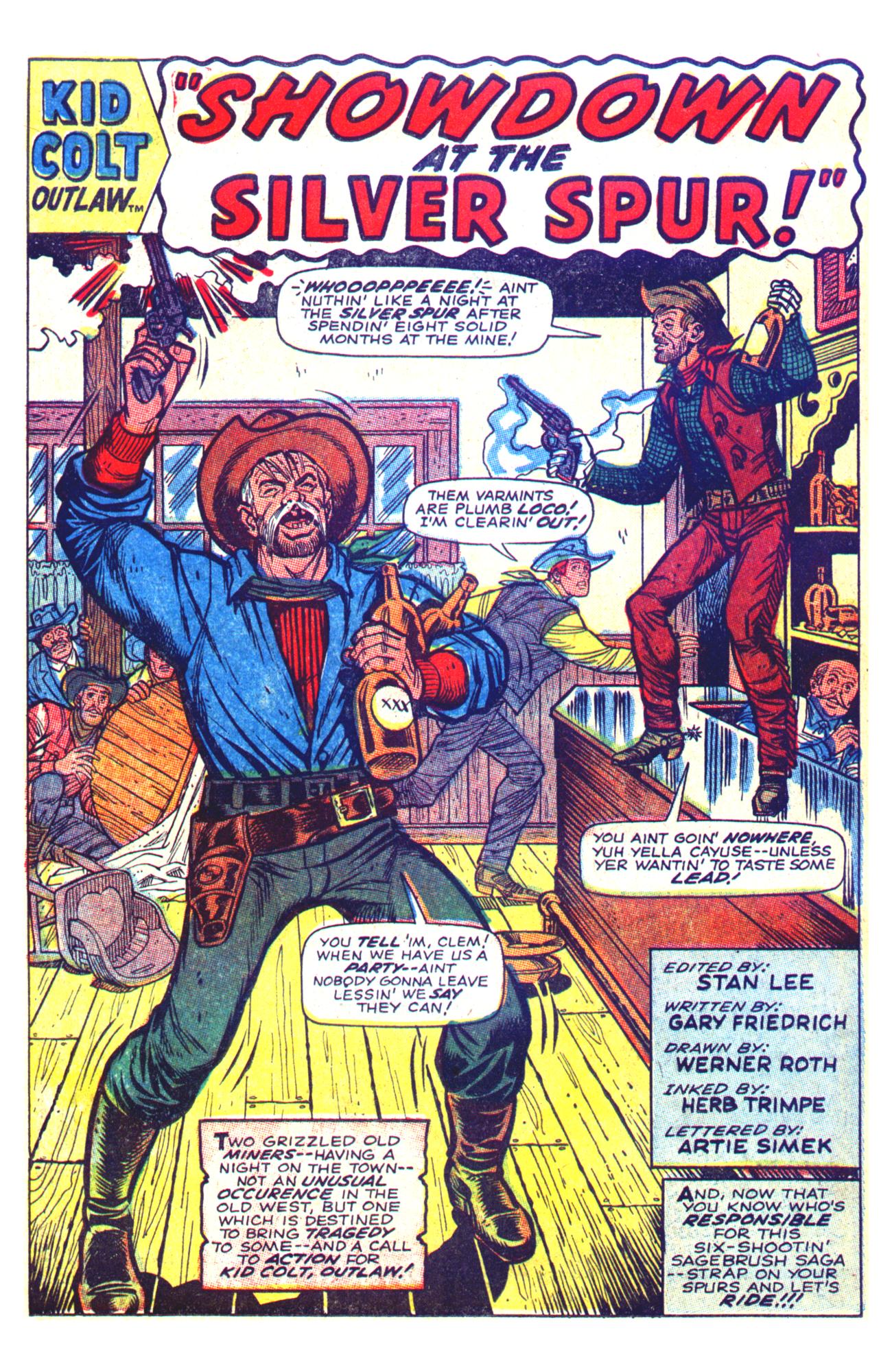 Read online Kid Colt Outlaw comic -  Issue #139 - 14