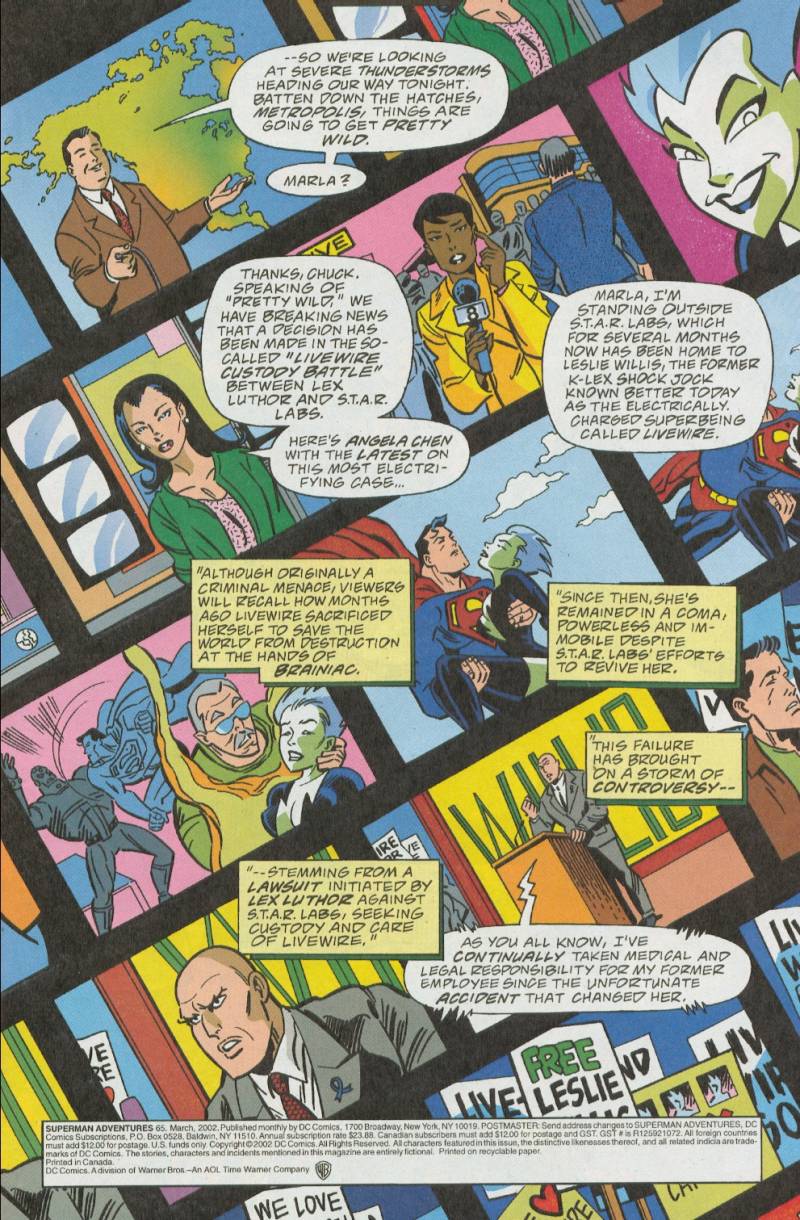 Superman Adventures Issue #65 #68 - English 2