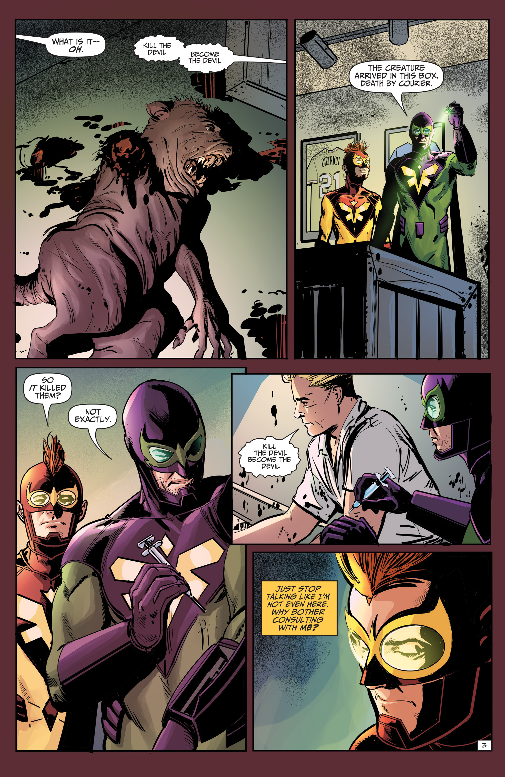 Read online Dragonfly & Dragonflyman comic -  Issue #1 - 5