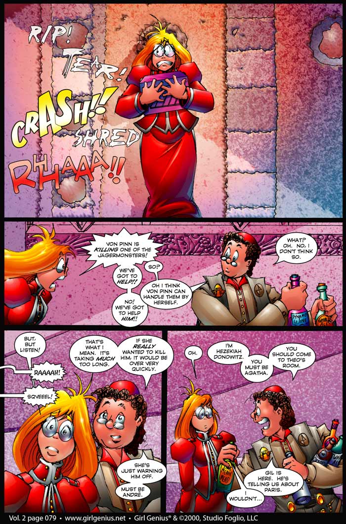 Read online Girl Genius (2002) comic -  Issue #2 - 79