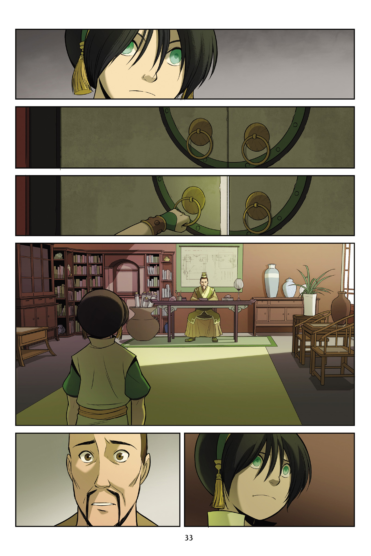 Read online Nickelodeon Avatar: The Last Airbender - The Rift comic -  Issue # Part 2 - 34