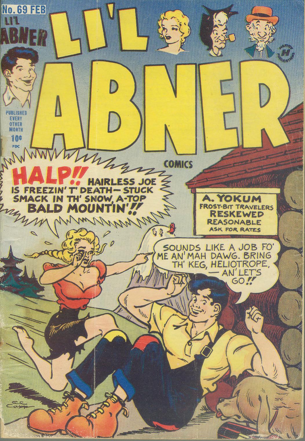 Read online Li'l Abner Comics comic -  Issue #69 - 1