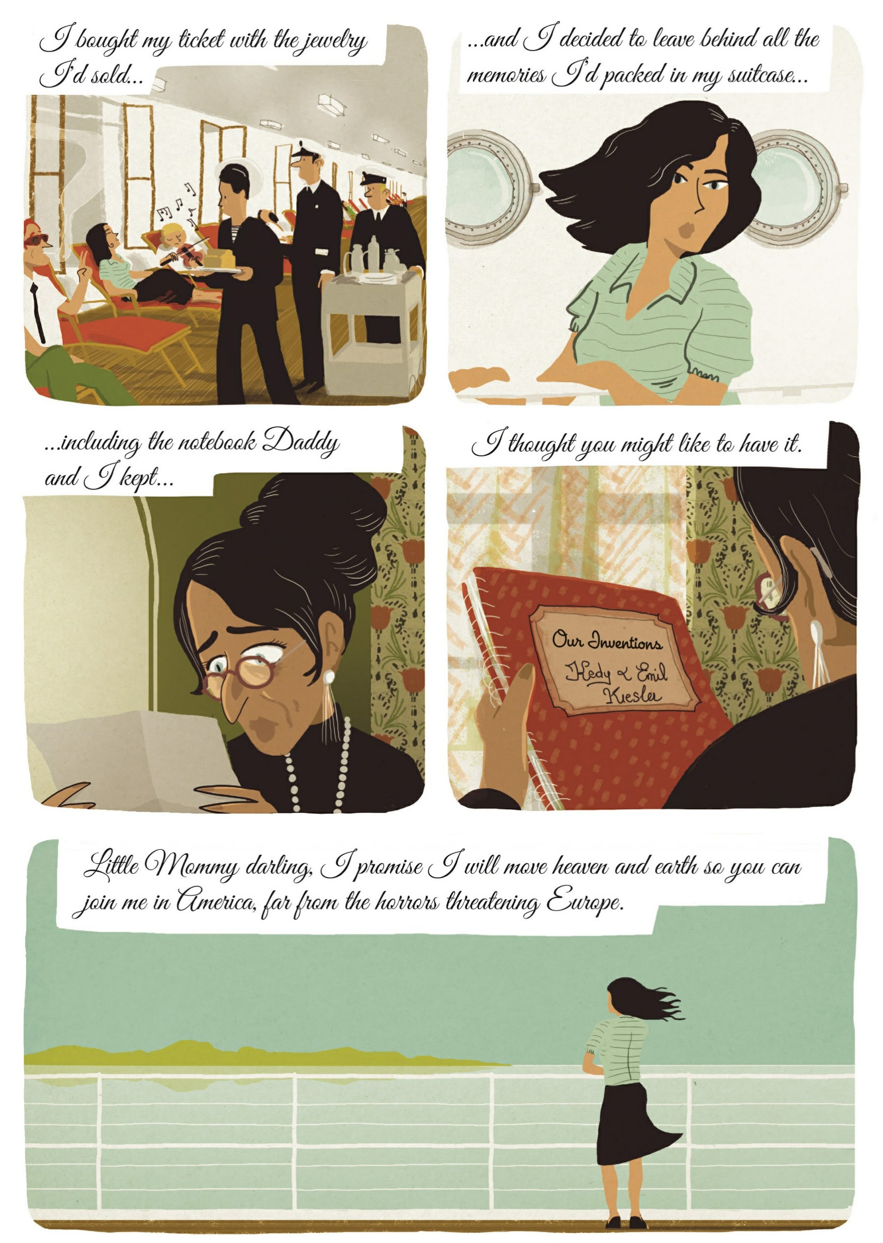 Read online Hedy Lamarr: An Incredible Life comic -  Issue # TPB (Part 1) - 77