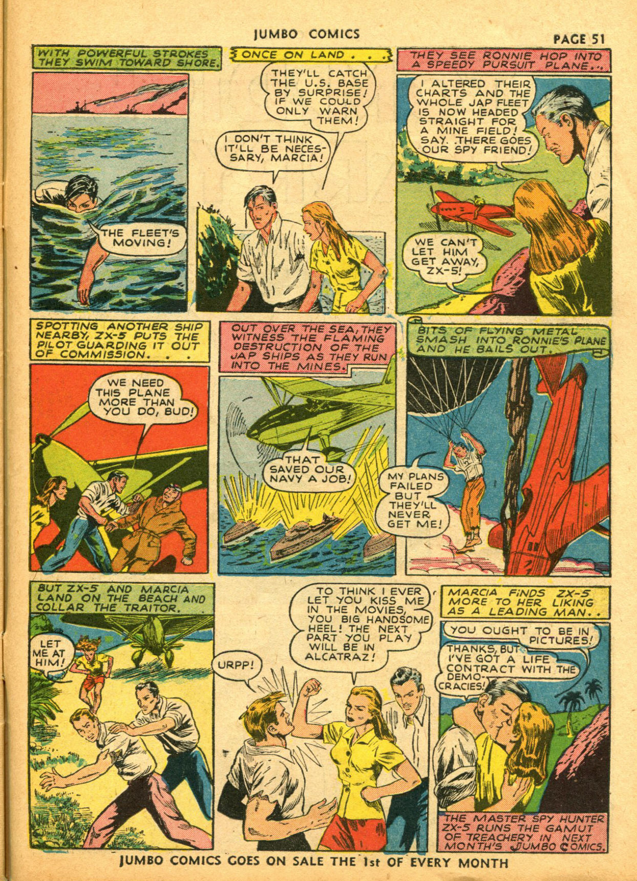 Read online Jumbo Comics comic -  Issue #34 - 54