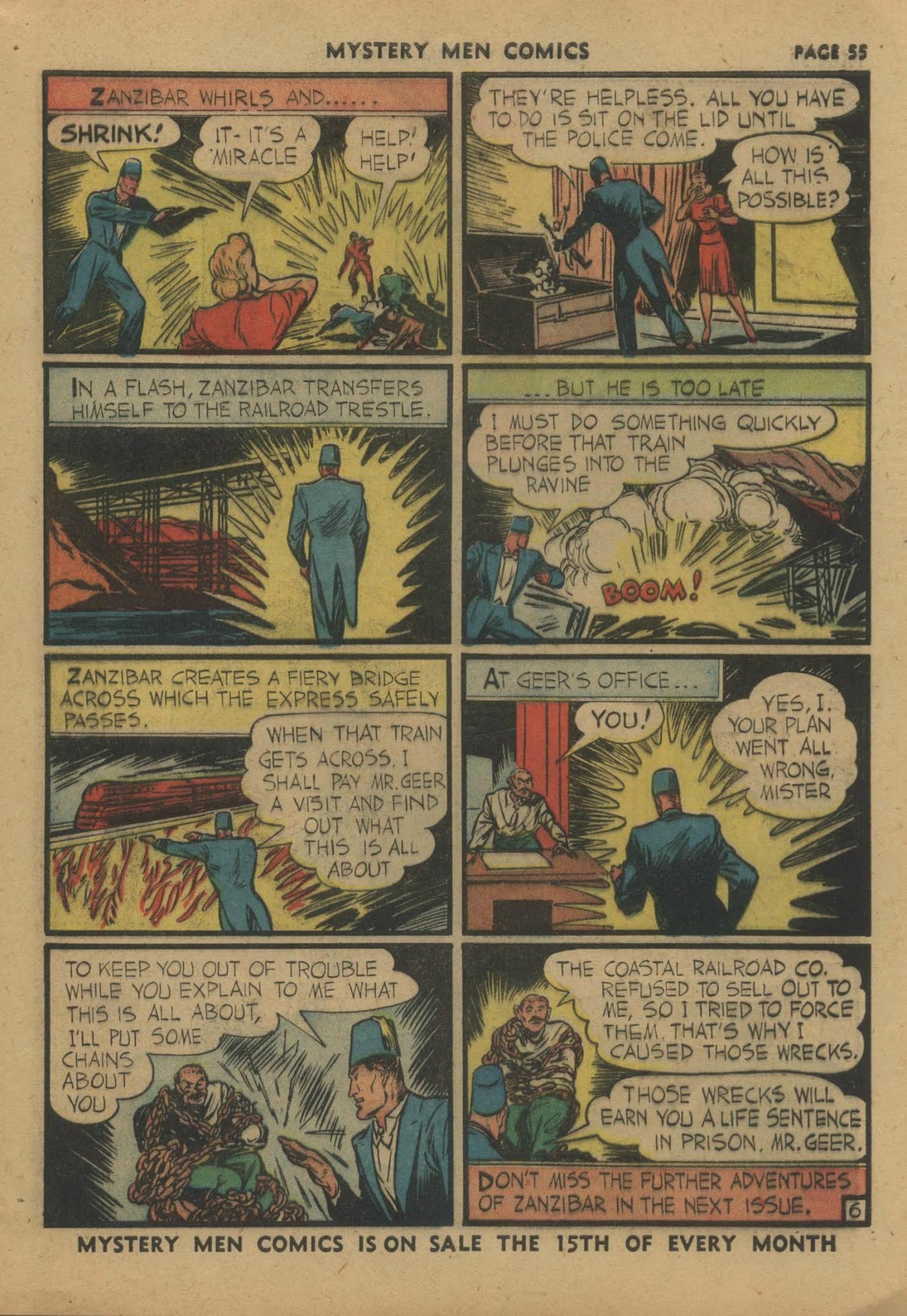 Read online Mystery Men Comics comic -  Issue #21 - 57